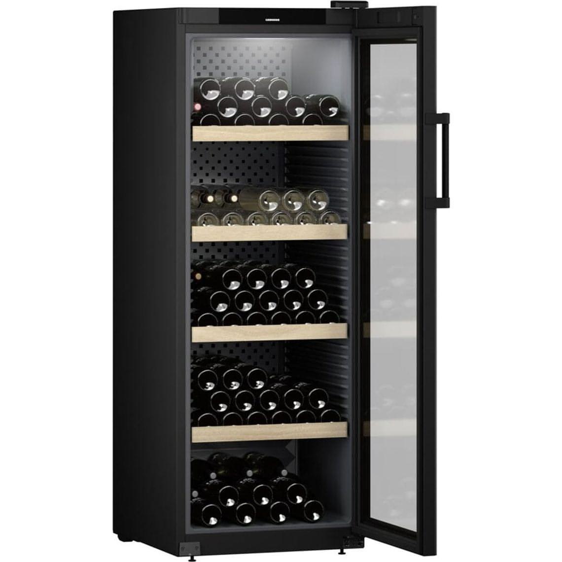 Liebherr - WPbl 5001 - GrandCru 196 Bottle Freestanding Wine Cabinet - WPbl 5001 - Glass Door