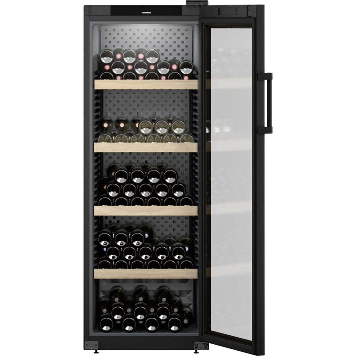 Liebherr - WPbl 5001 - GrandCru 196 Bottle Freestanding Wine Cabinet - WPbl 5001 - Glass Door
