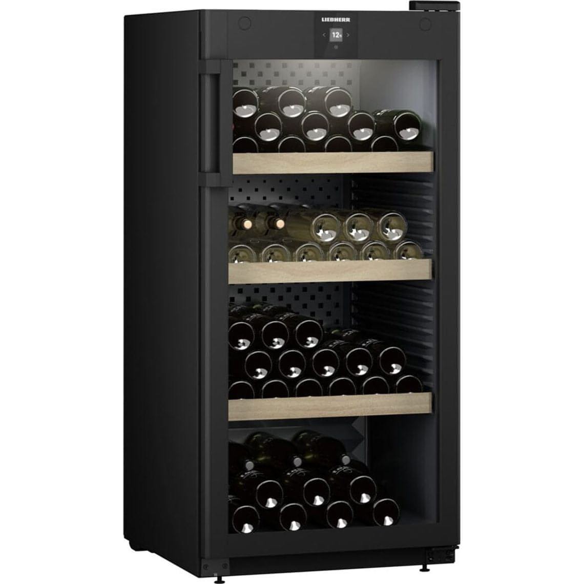 Liebherr - WPbl 4201 - GrandCru 141 Bottle Freestanding Wine Cabinet - WPbl 4201 - Glass Door