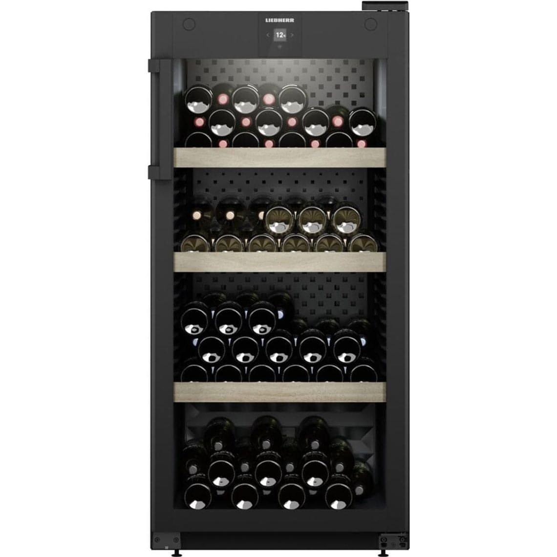 Liebherr - WPbl 4201 - GrandCru 141 Bottle Freestanding Wine Cabinet - WPbl 4201 - Glass Door