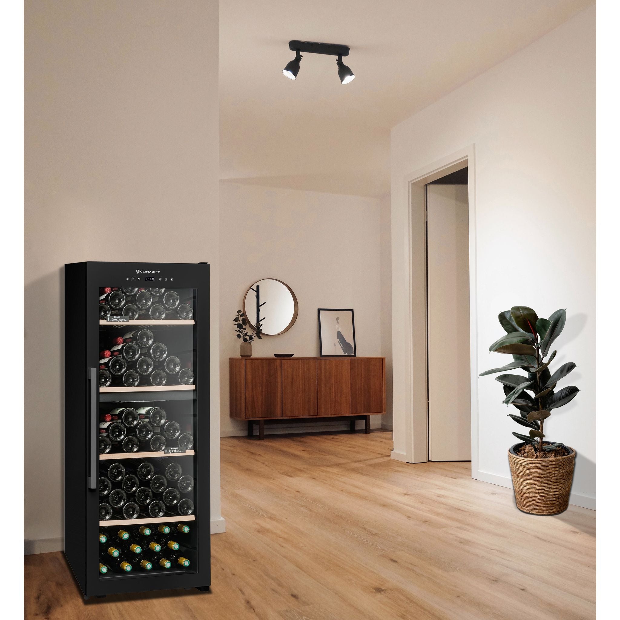 Climadiff - 110 Bottle Wine Cooler CLD115B1