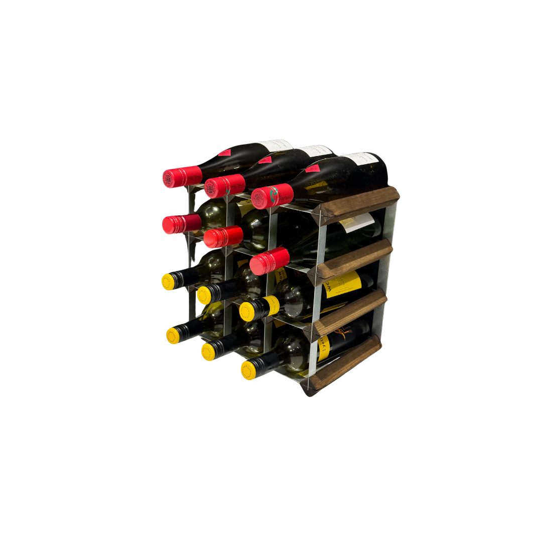 WineRacks - Traditional Wine Rack 12 bottle (3 x 3) - Assembled