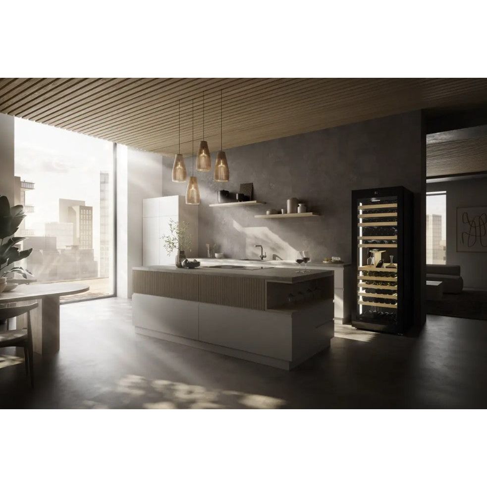 Liebherr - Vinidor Selection 182 Bottle Freestanding Wine Cabinet - WPgbi 7473 - Glass Door