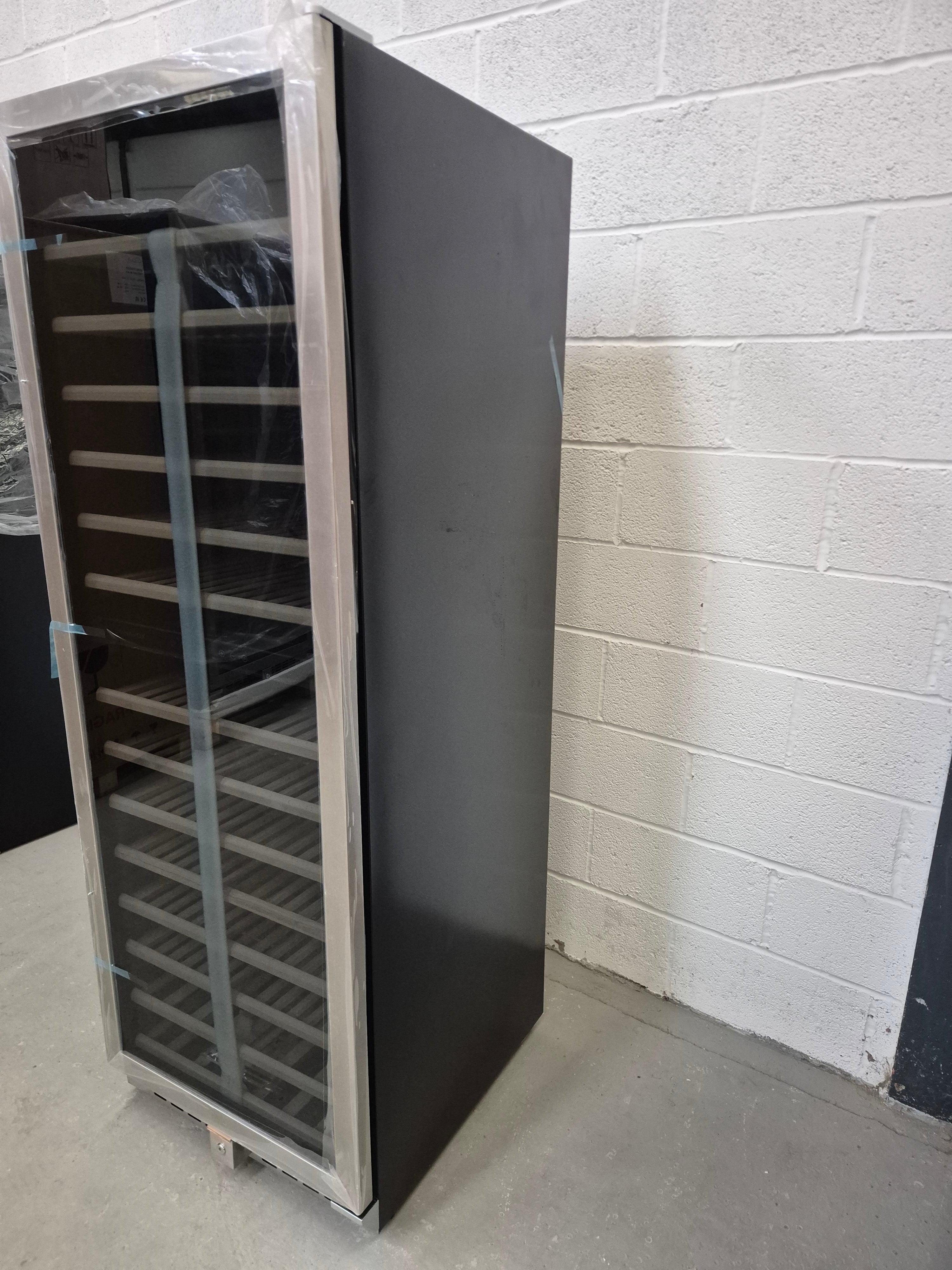 GRADED - Dunavox DX-181.490SDSK - Dual Zone 181 Bottle - Built In / Freestanding Wine Cooler - Stainless (Copy)