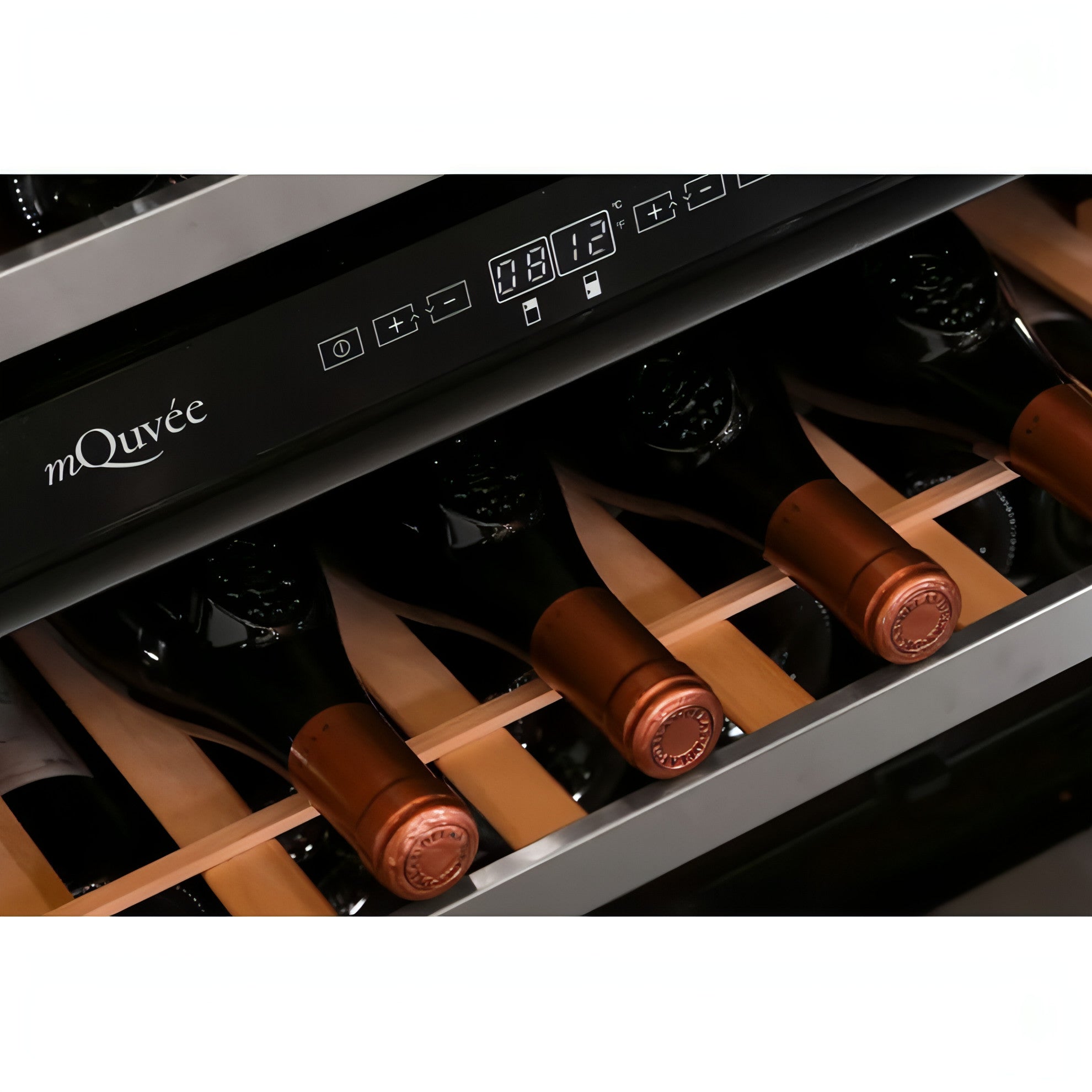 mQuvée - Integrated Wine Cooler - WineKeeper Exclusive - 25D - Push/Pull