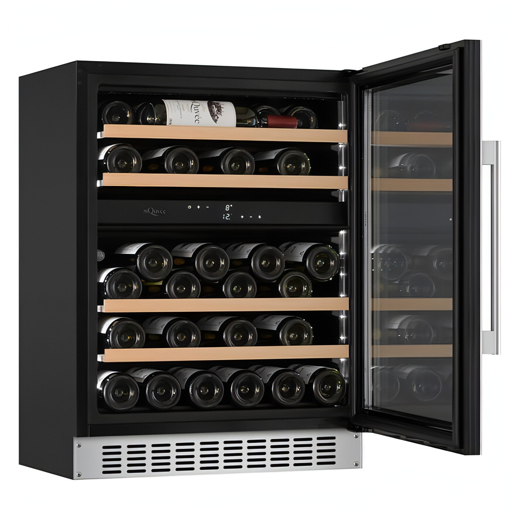 mQuvée - 600mm - Undercounter Wine Fridge - WineCave 700 60D Stainless