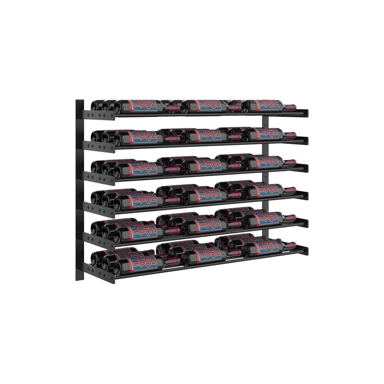 VintageView - Wine Wall 30 - Evolution Series - 762mm - Metal Wine Wall Rack (18-54 bottles)