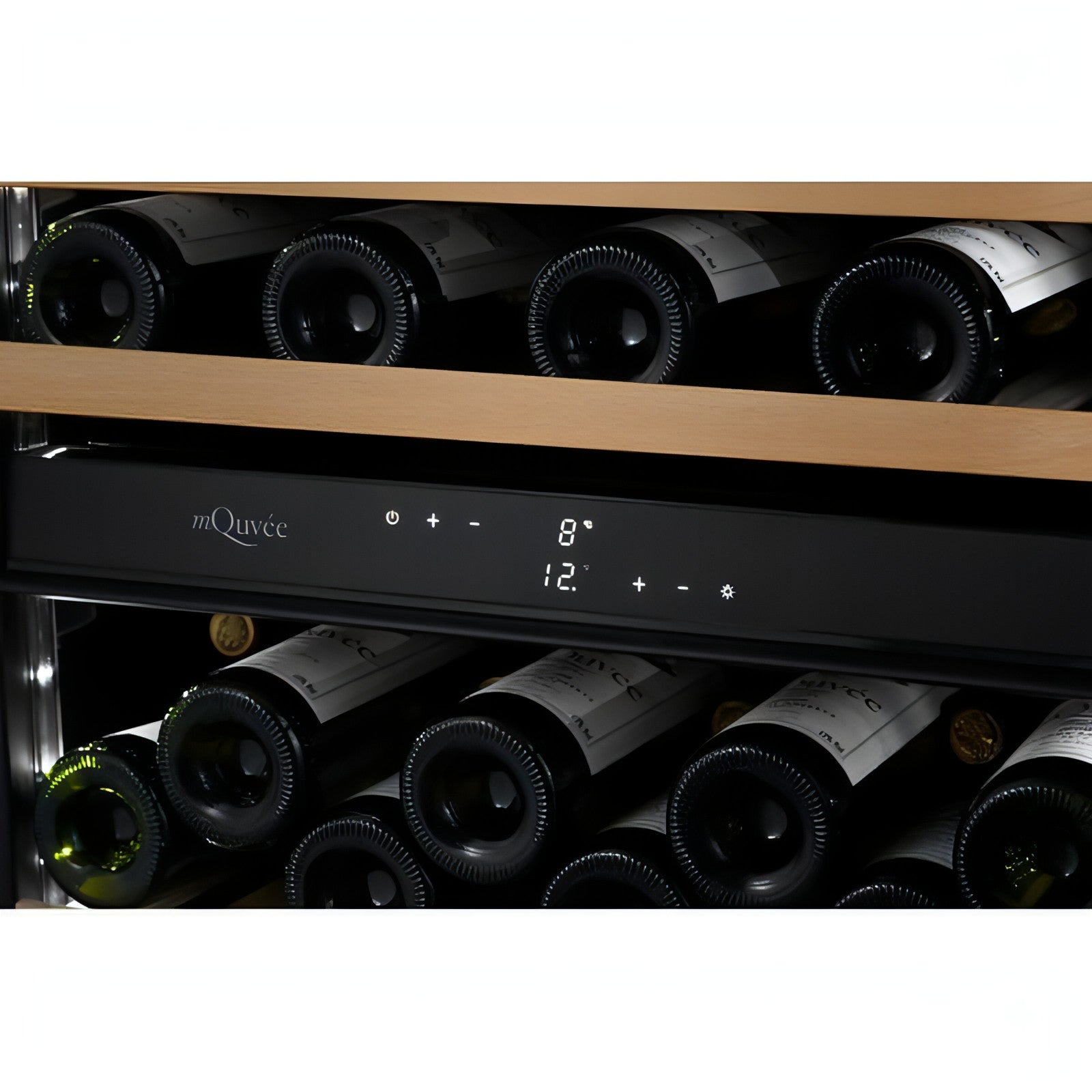 mQuvée - 600mm - Undercounter Wine Fridge - WineCave 700 60D Anthracite Black