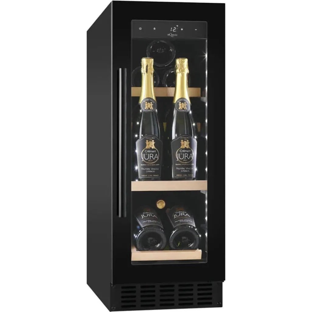 mQuvée - 300mm - Undercounter Wine Fridge - WineCave 700 30S Anthracite Black