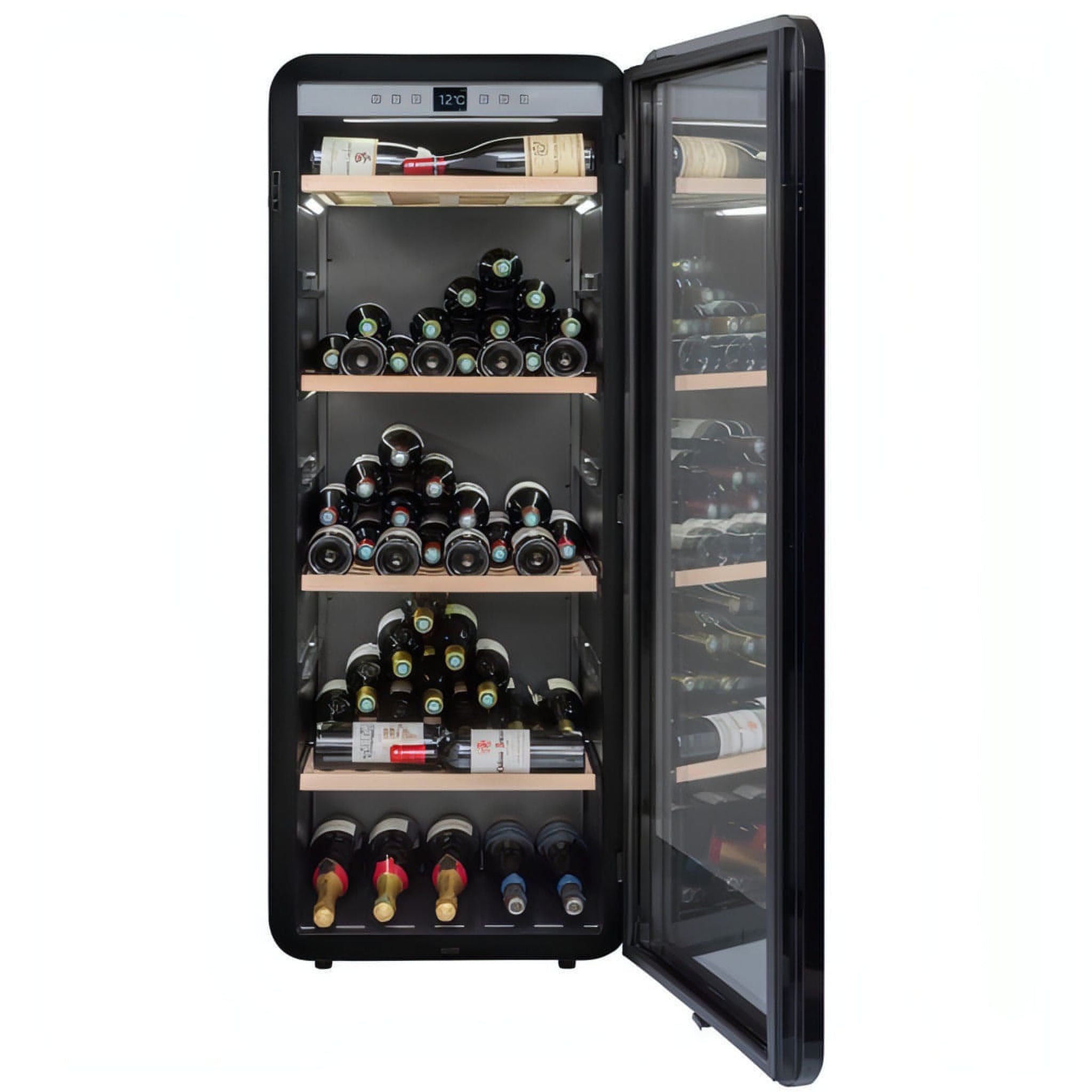 La Sommeliere - 147 Bottle Freestanding Single Zone Wine Cabinet APOGEE150PV