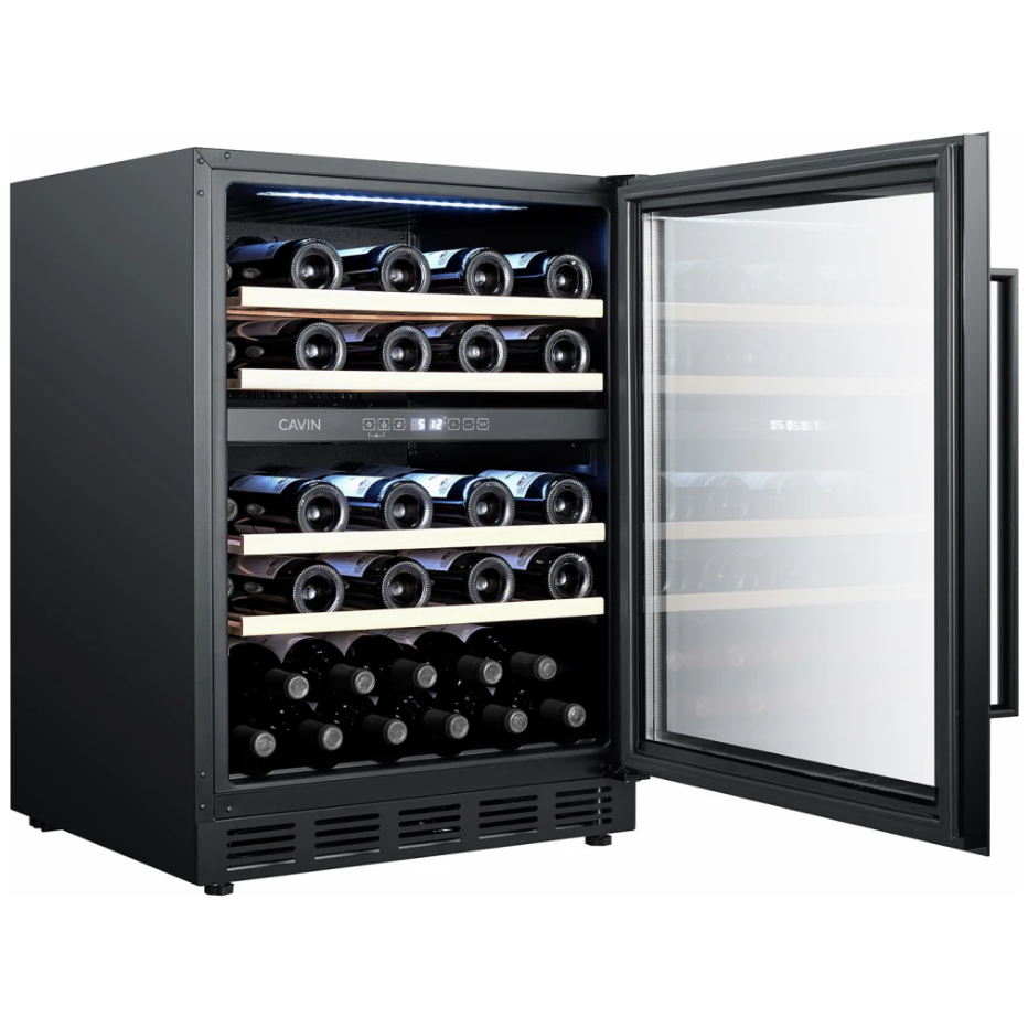Cavin - 600mm - Undercounter Wine Fridge - Arctic Collection 60D Fullglass Black