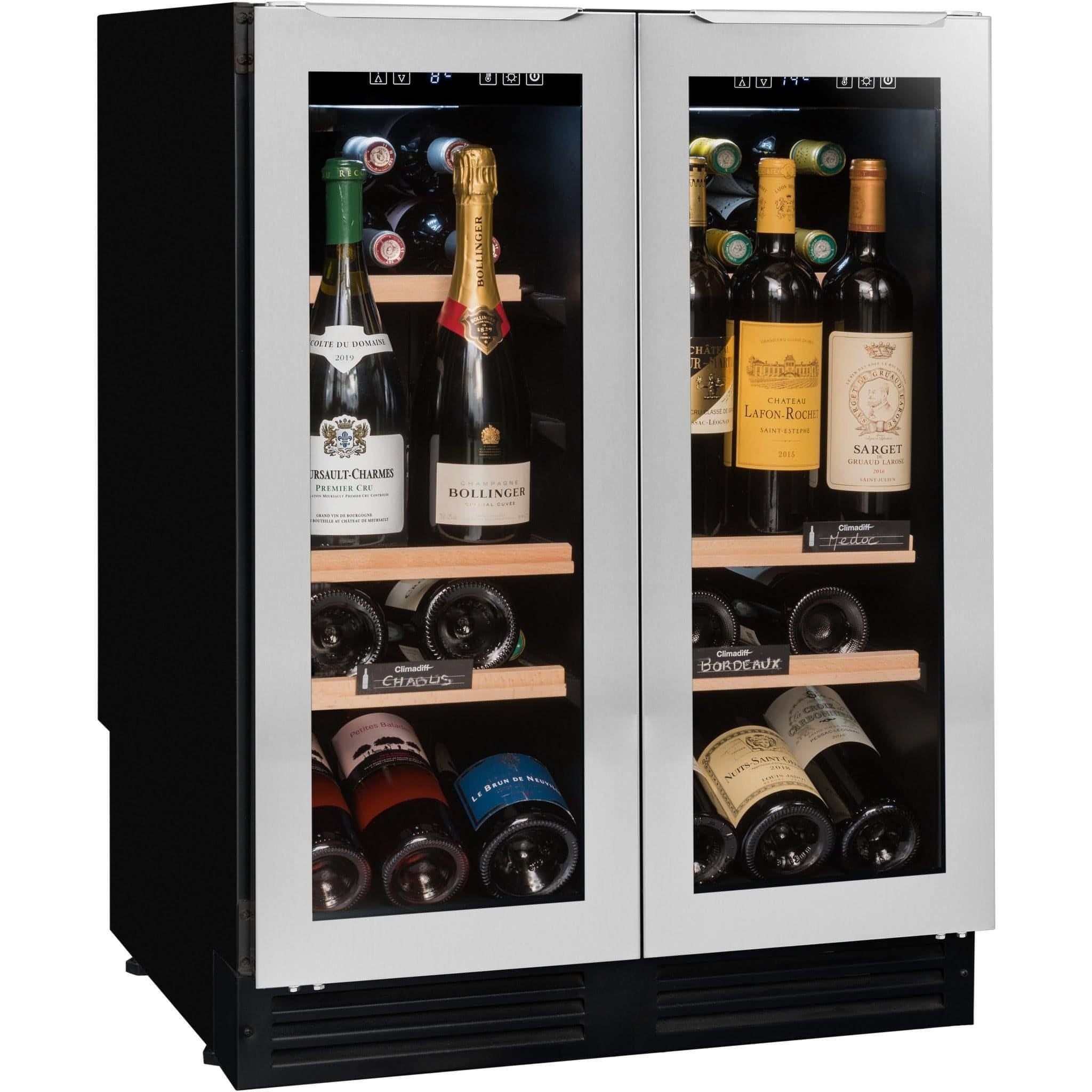 Avintage - 600mm Dual Zone - 47 bottle - Undercounter Wine Cooler - AVU48DPX1