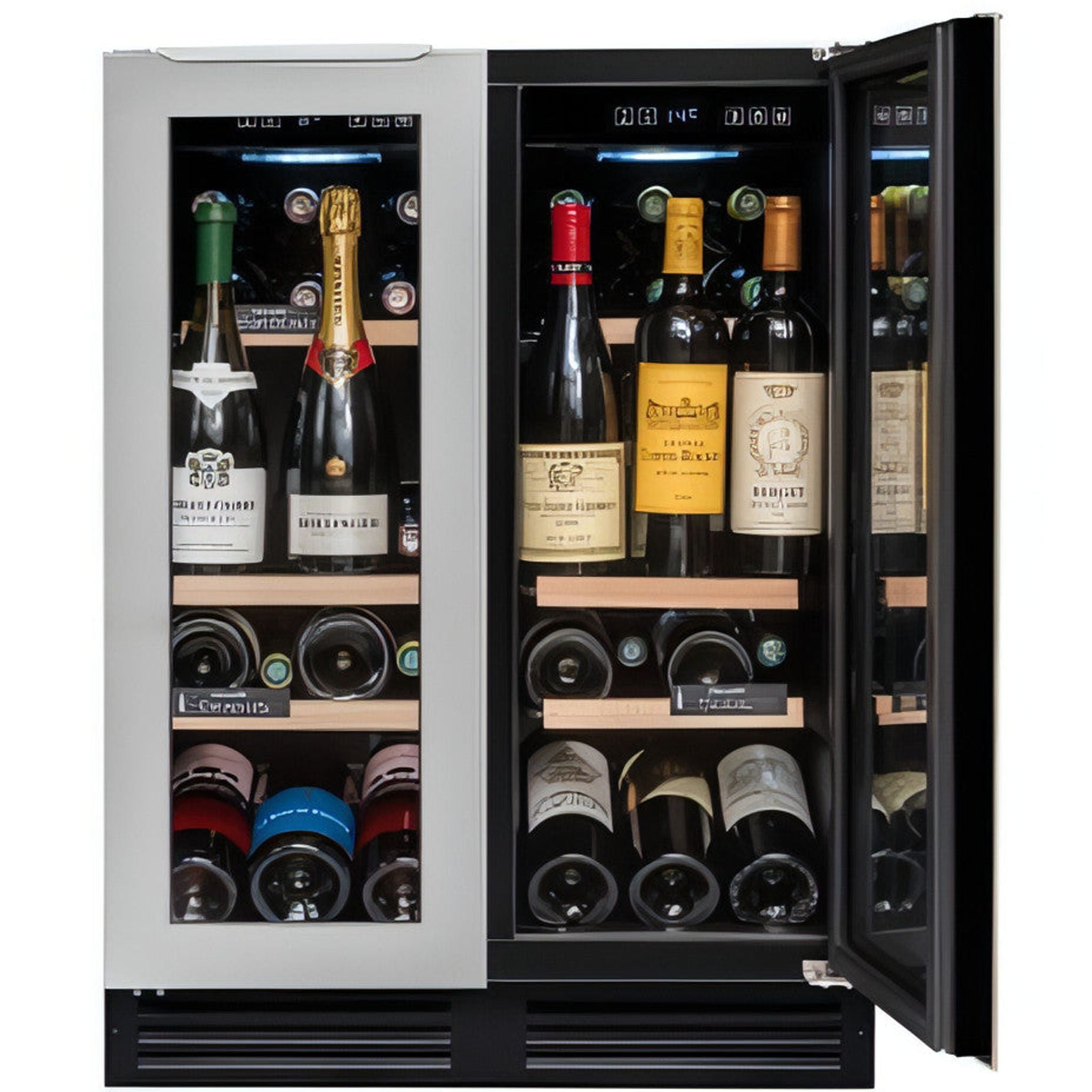 Avintage - 600mm Dual Zone - 47 bottle - Undercounter Wine Cooler - AVU48DPX1