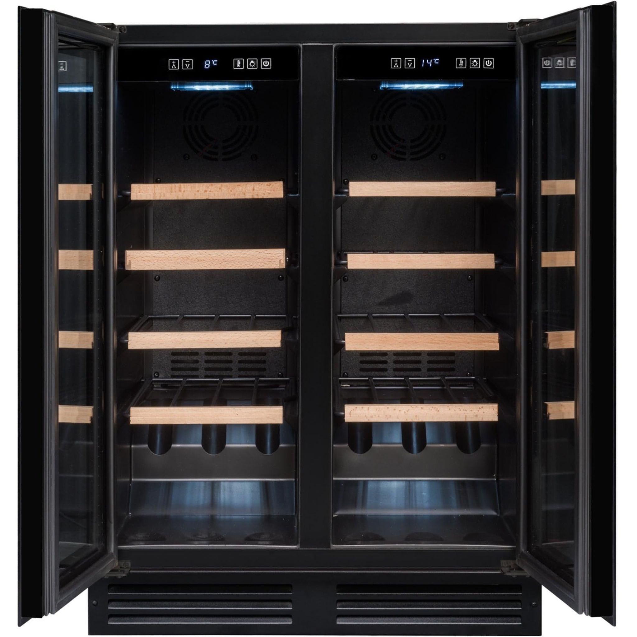 Avintage - 600mm Dual Zone - 47 bottle - Undercounter Wine Cooler - AVU49DPB1