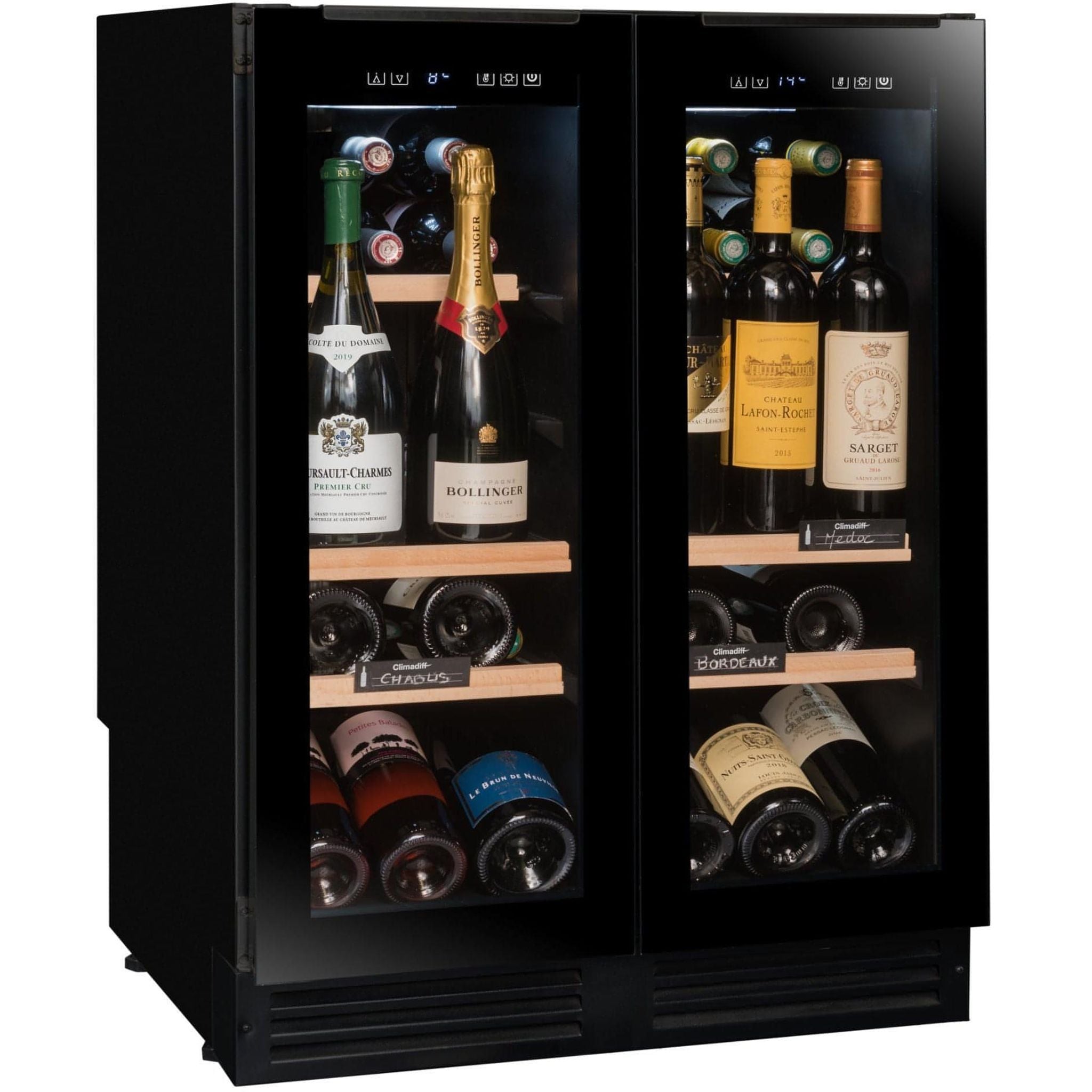 Avintage - 600mm Dual Zone - 47 bottle - Undercounter Wine Cooler - AVU49DPB1