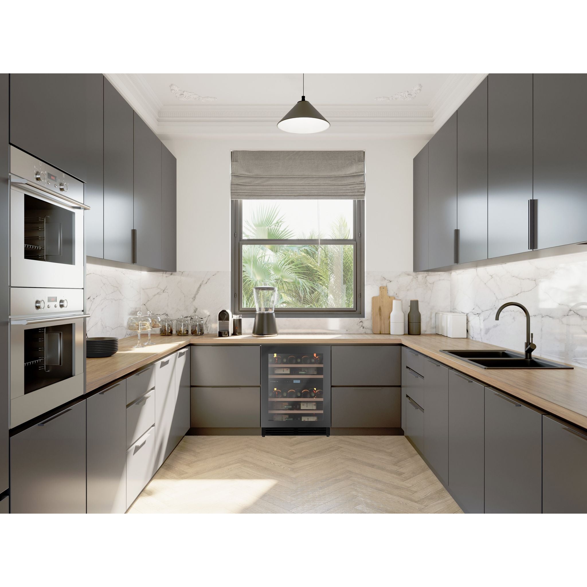 Avintage - 600mm Dual Zone - 47 bottle - Wine Cooler - AVU50PLATINUM