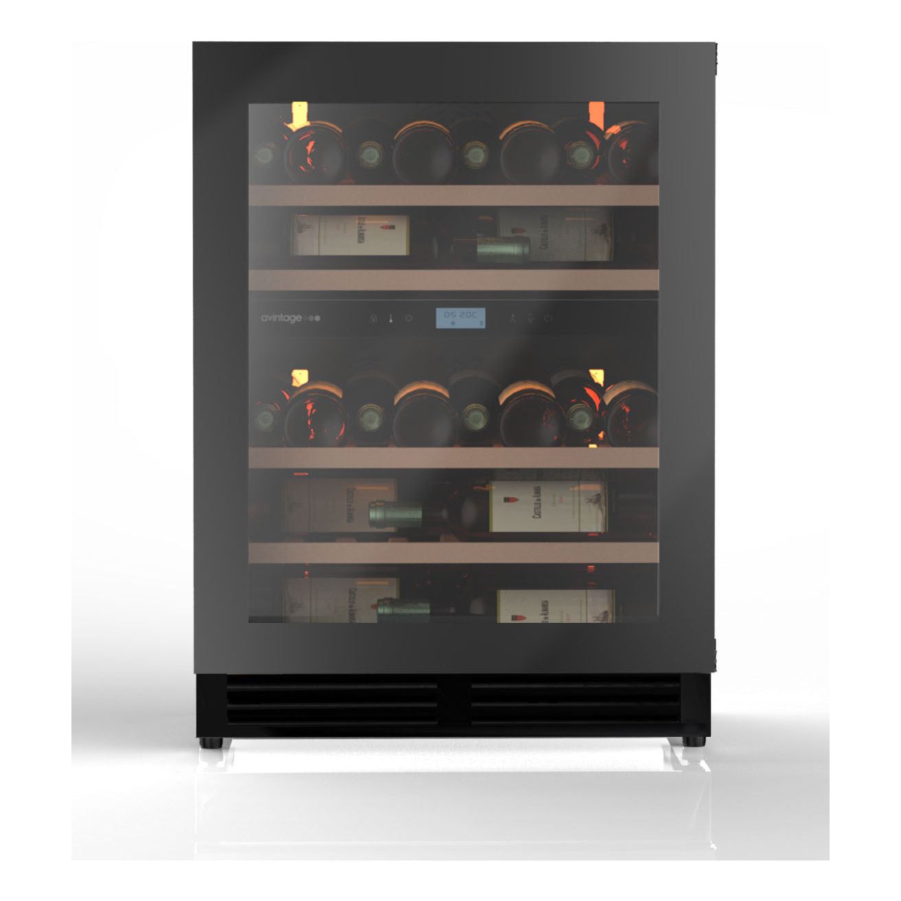 Avintage - 600mm Dual Zone - 47 bottle - Wine Cooler - AVU50PLATINUM