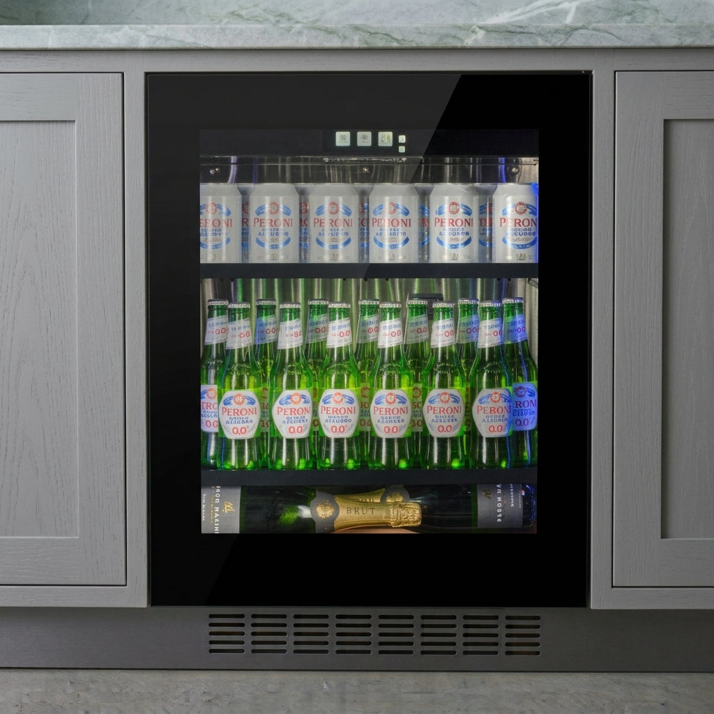 CELLA - Shallow Drinks Fridge - 45cm Depth - 60cm Undercounter - BV30B-TO