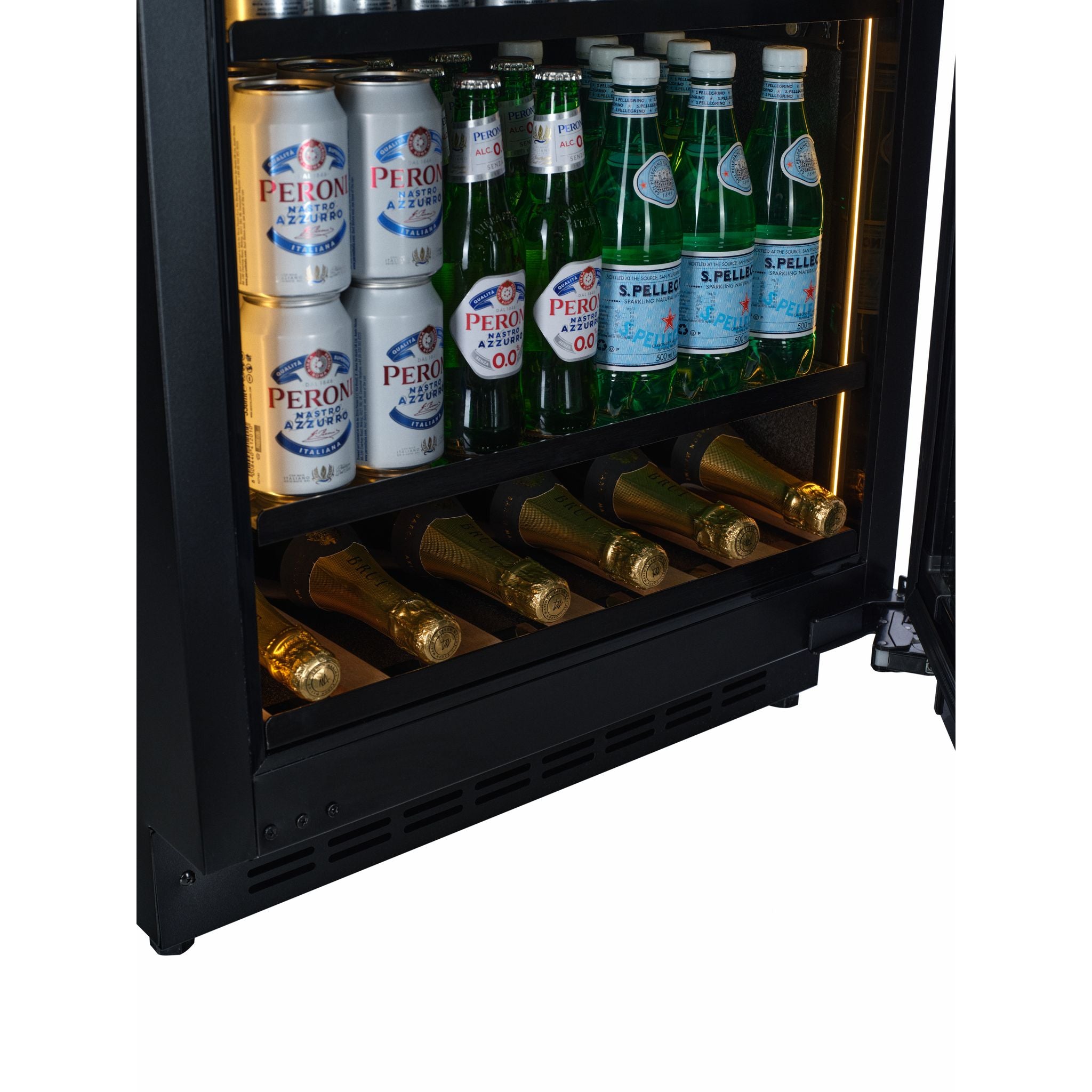 Wine & Beer Undercounter Fridge Bundle - 600mm - Side By Side