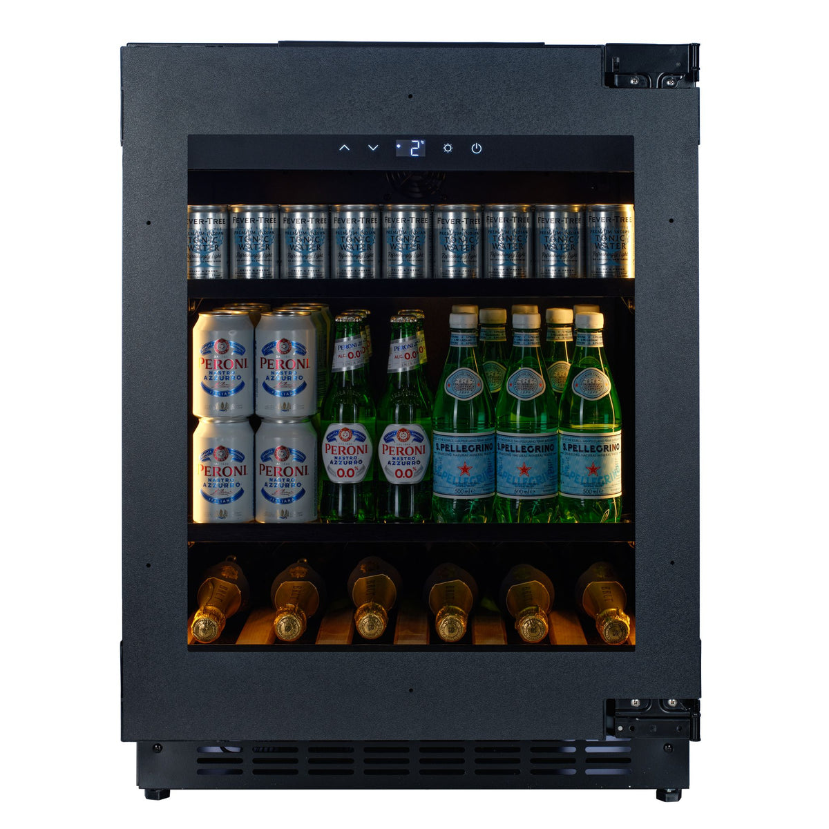 CELLA - Fully Integrated Drinks Fridge - Handleless / Push To Open - BV34PANEL-TO