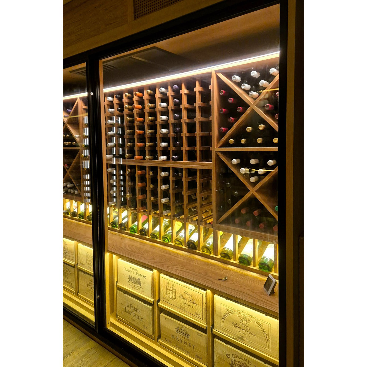 Bespoke Wine Wall Chiller Display Cabinet - 2 Door