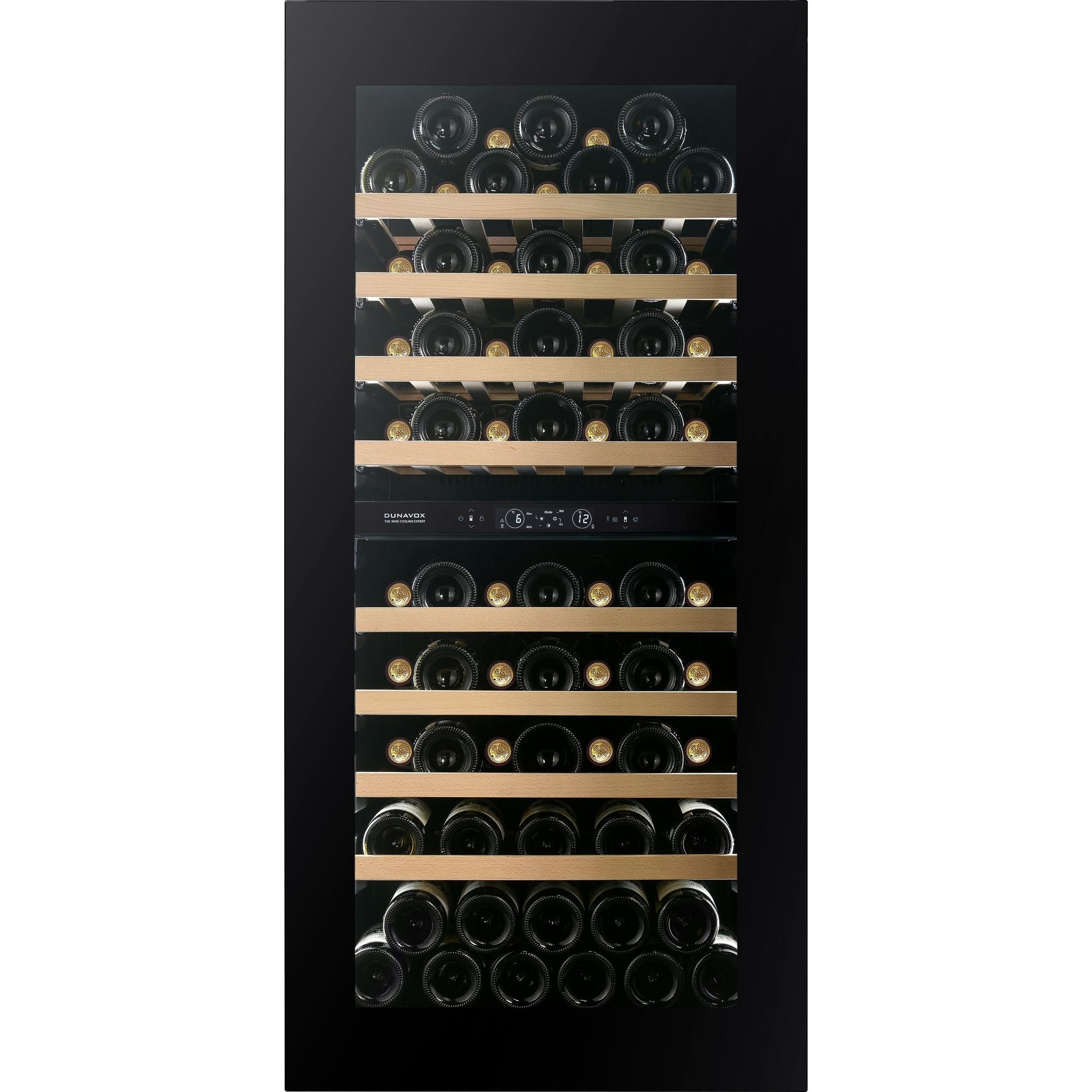 Dunavox Horizon-70.TO - Dual Zone 70 Bottle - Integrated Wine Cooler - DVH-70.185DB.TO