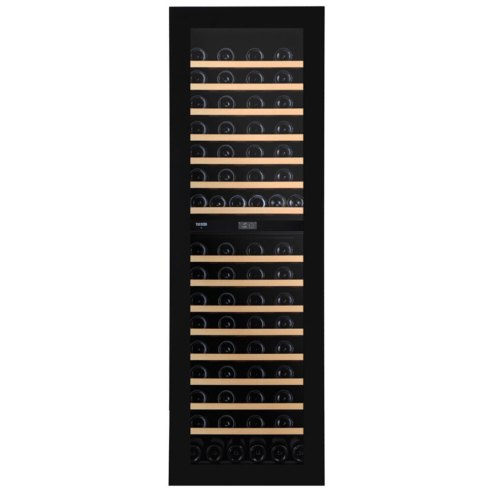 Dunavox NOBLE-109.TO - Dual Zone 109 Bottle - Fully Integrated Wine Cooler DVN-109.291DB.TO
