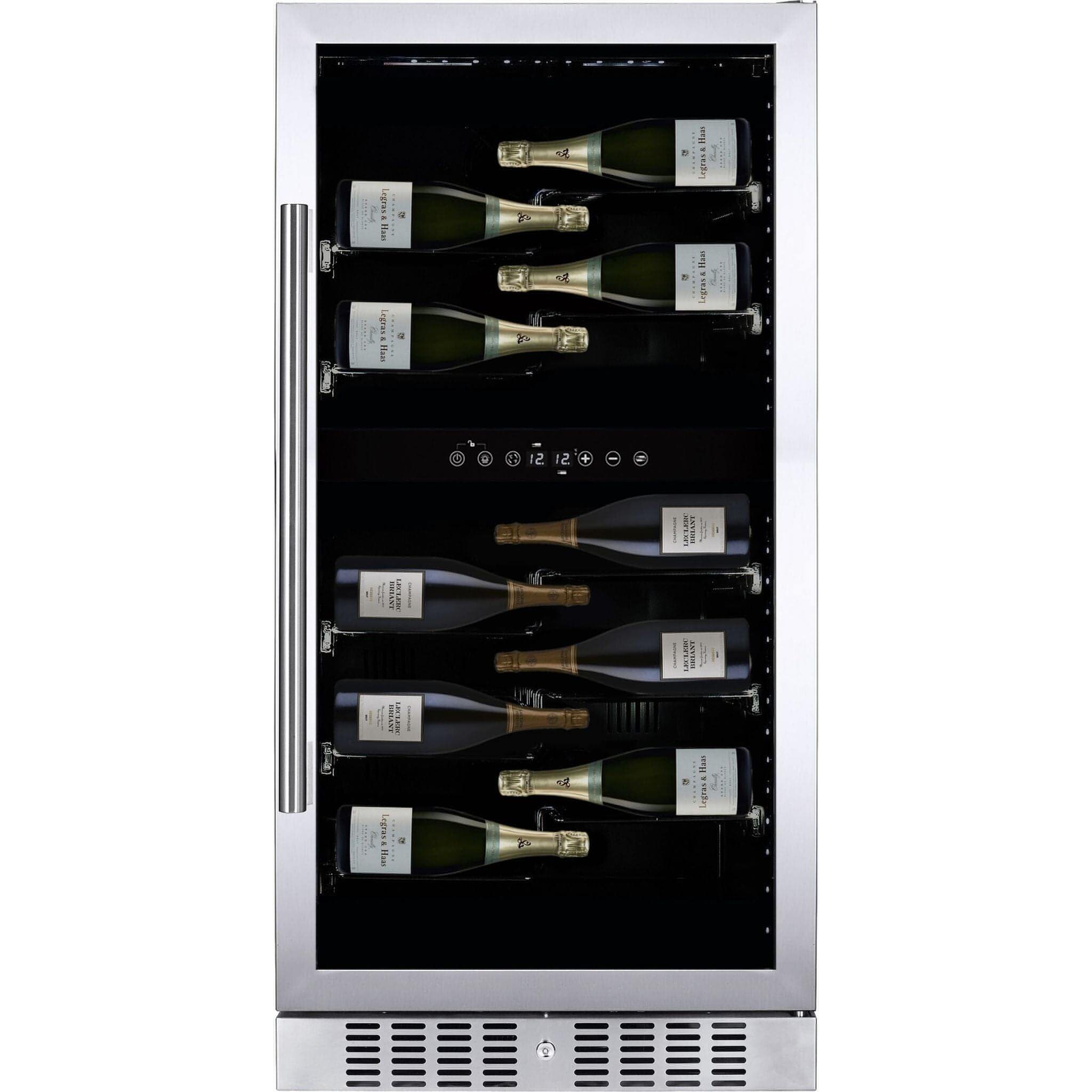 Dunavox GRANDE-58- 600mm - 58 Bottle - Built In / Freestanding Wine Cooler - DX-58.158DSS