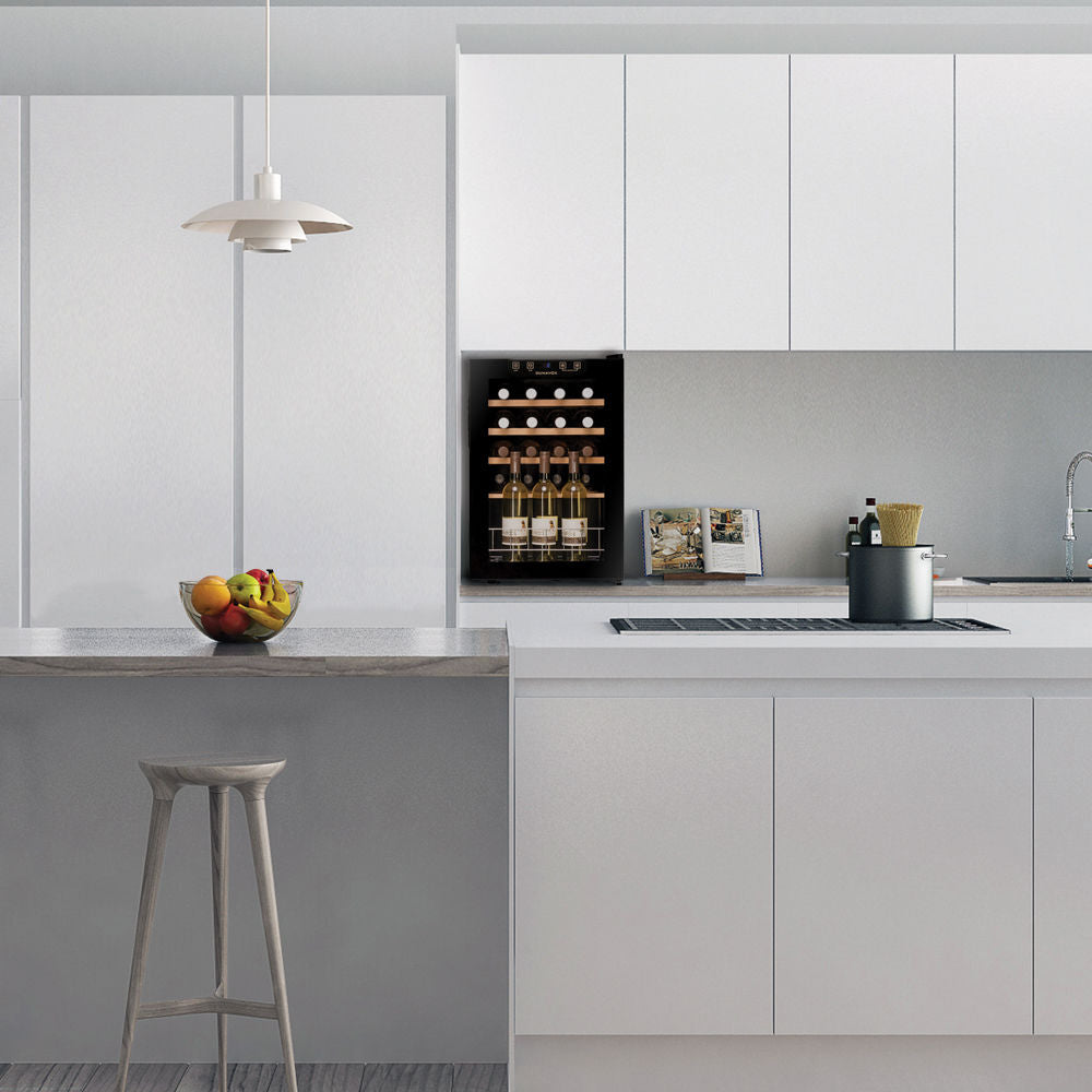 Dunavox HOME-20 - Single Zone 20 Bottle - Freestanding Wine Cooler - DXFH-20.62