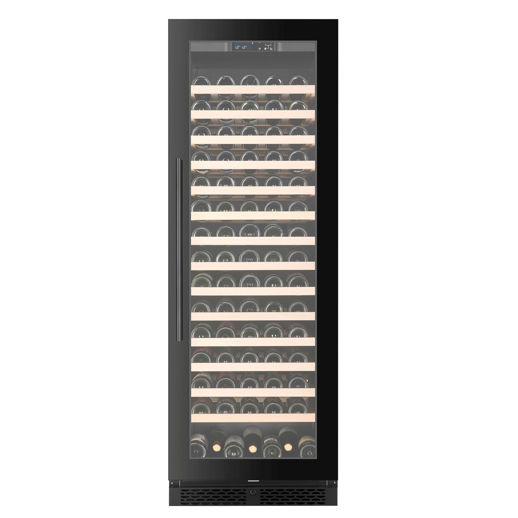 CELLA - 161 bottle Single Zone Wine cooler - FWS163S-BLACK