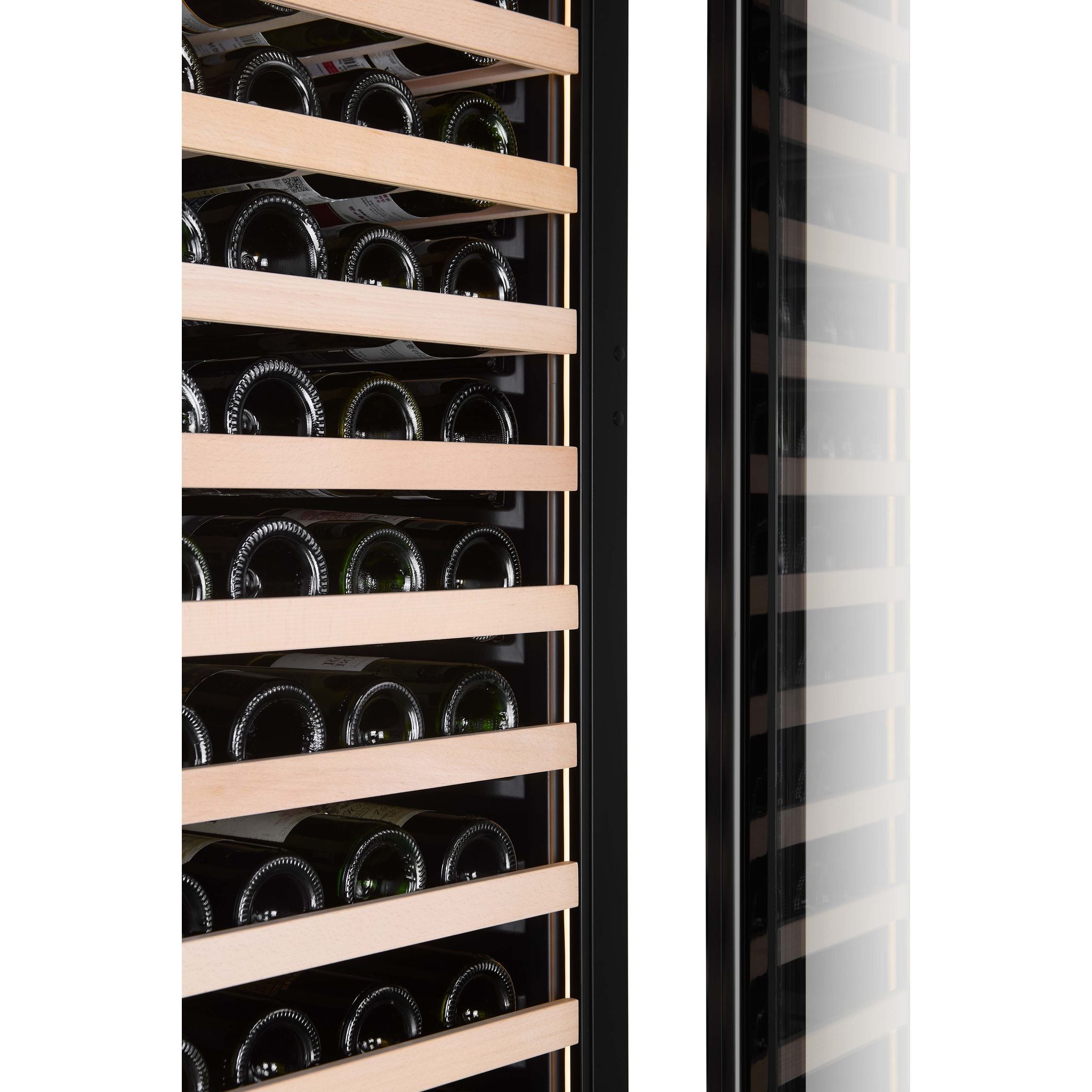 CELLA - 161 bottle Single Zone Wine cooler - FWS163S-BLACK