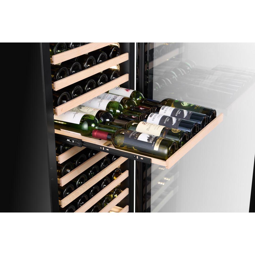 CELLA - 315 Bottle - Wine Fridge Combination - WFS163SD-BLACK