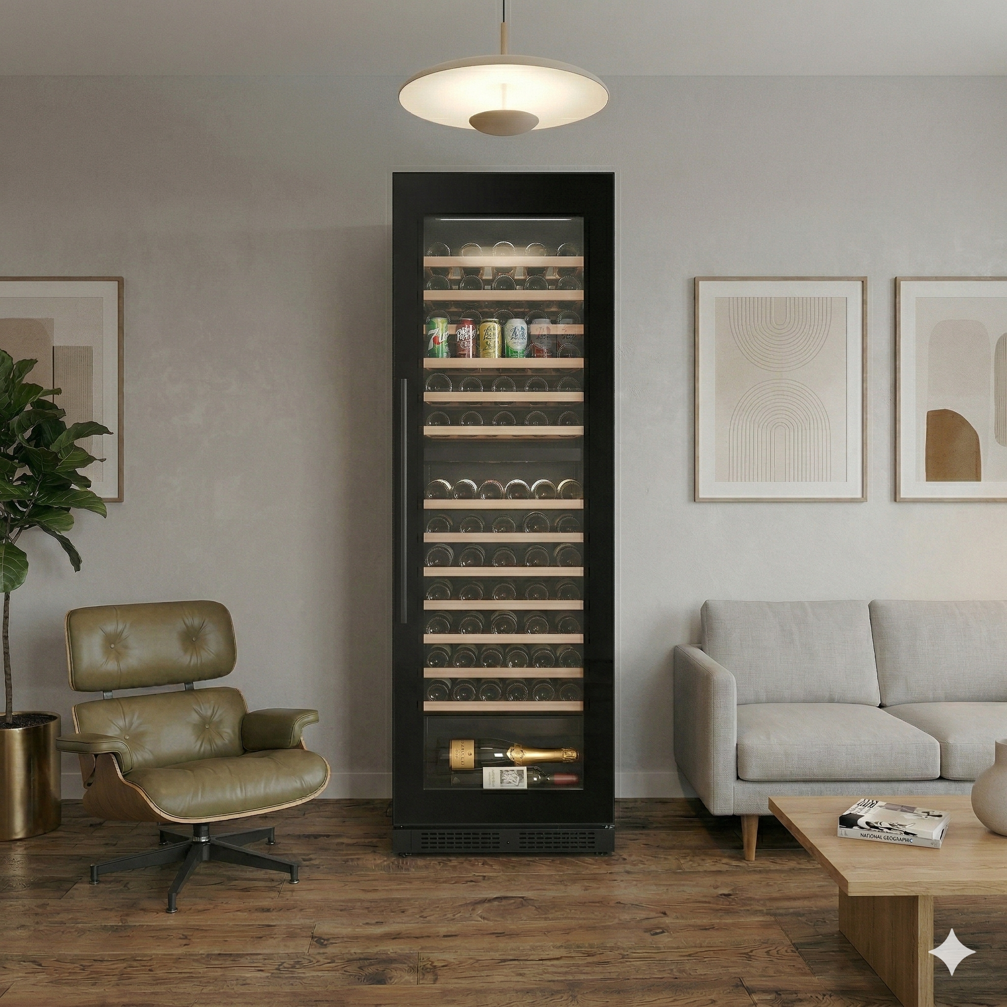 ClimaVin - Noir193 - Dual Zone Wine Fridge - Built in or Freestanding