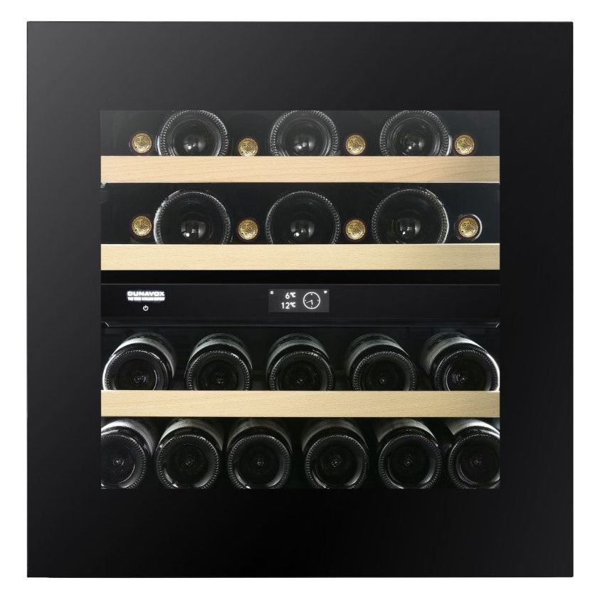 Dunavox Noble-25.TO - Dual Zone 25 Bottle - Integrated Wine Cooler - DVN-25.65DB.TO