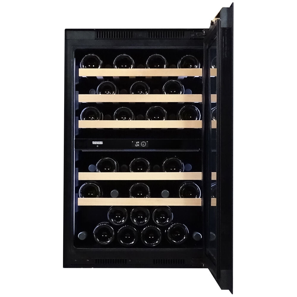 Dunavox Noble-44.TO - Dual Zone 44 Bottle - Integrated Wine Cooler - DVN-44.120DB.TO
