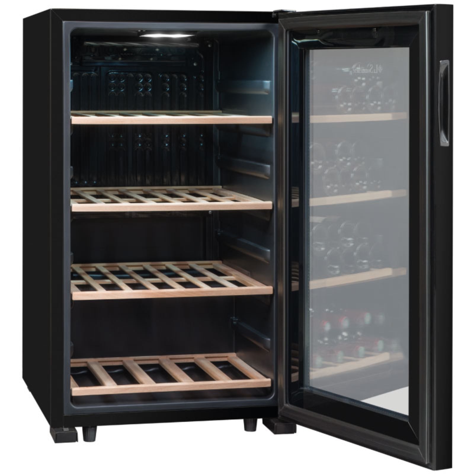 La Sommeliere - 52 Bottle - Freestanding Wine Fridge - LS52BLACK