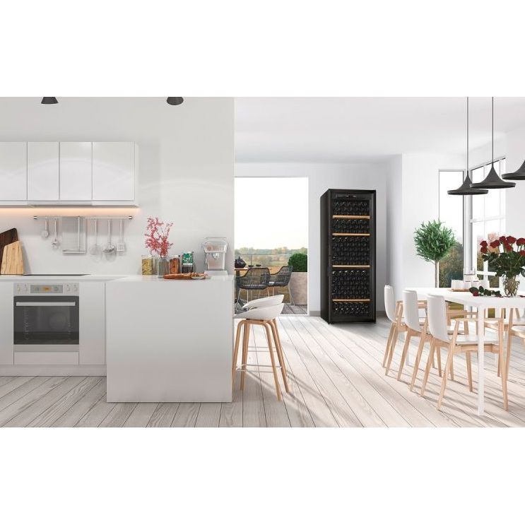 Artevino Oxygen - 230 Bottle Single Zone Wine Cabinet OXG1T230NVND - Glass Door