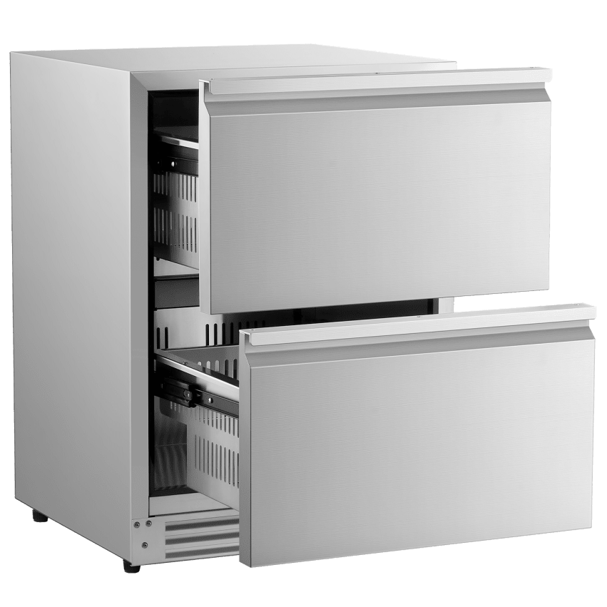 Cavin - Freestanding Beer Cooler - Outdoor Beer Fridge - Outdoor Collection 51D Stainless