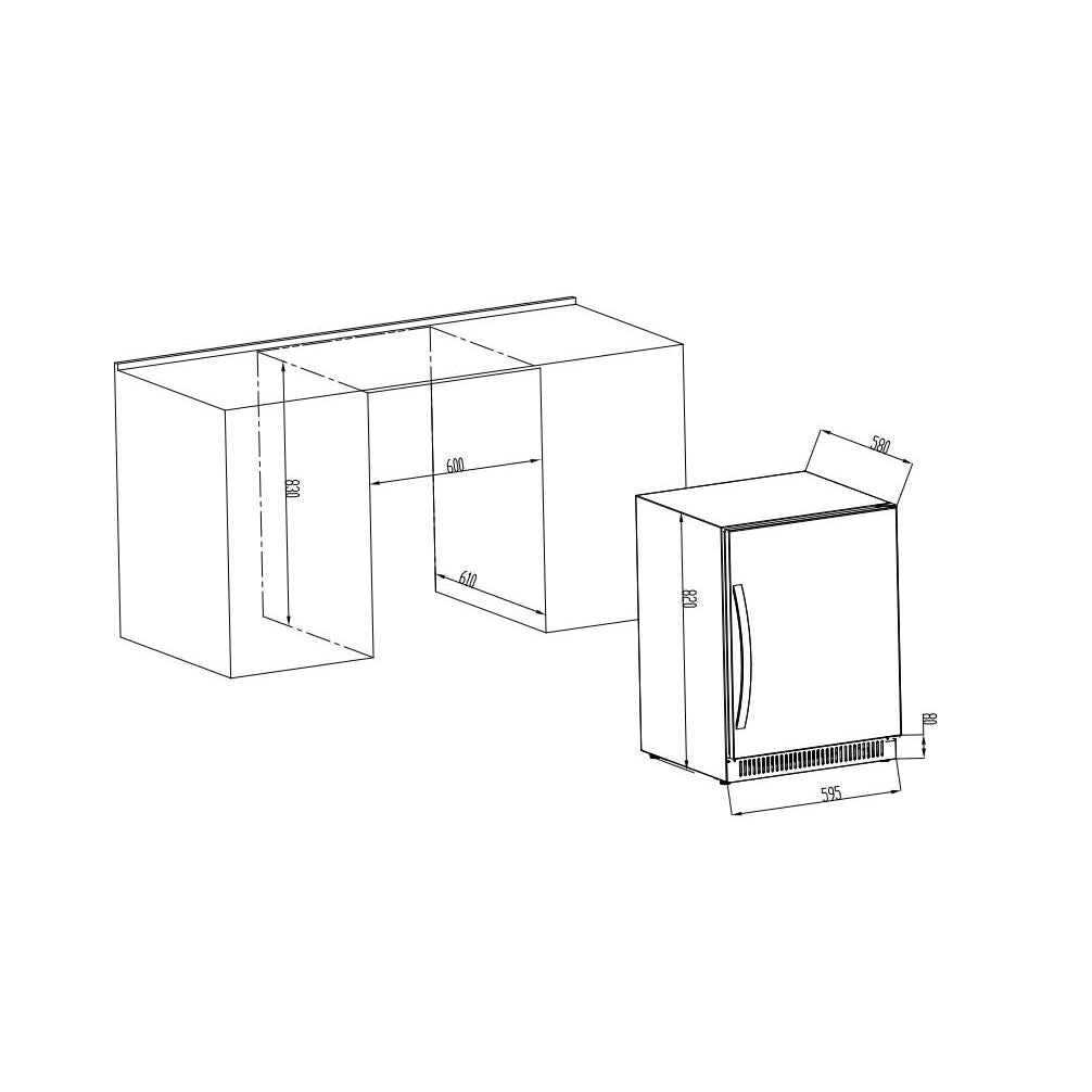 Cavin - Outdoor Beer Fridge - Built In - Outdoor Collection