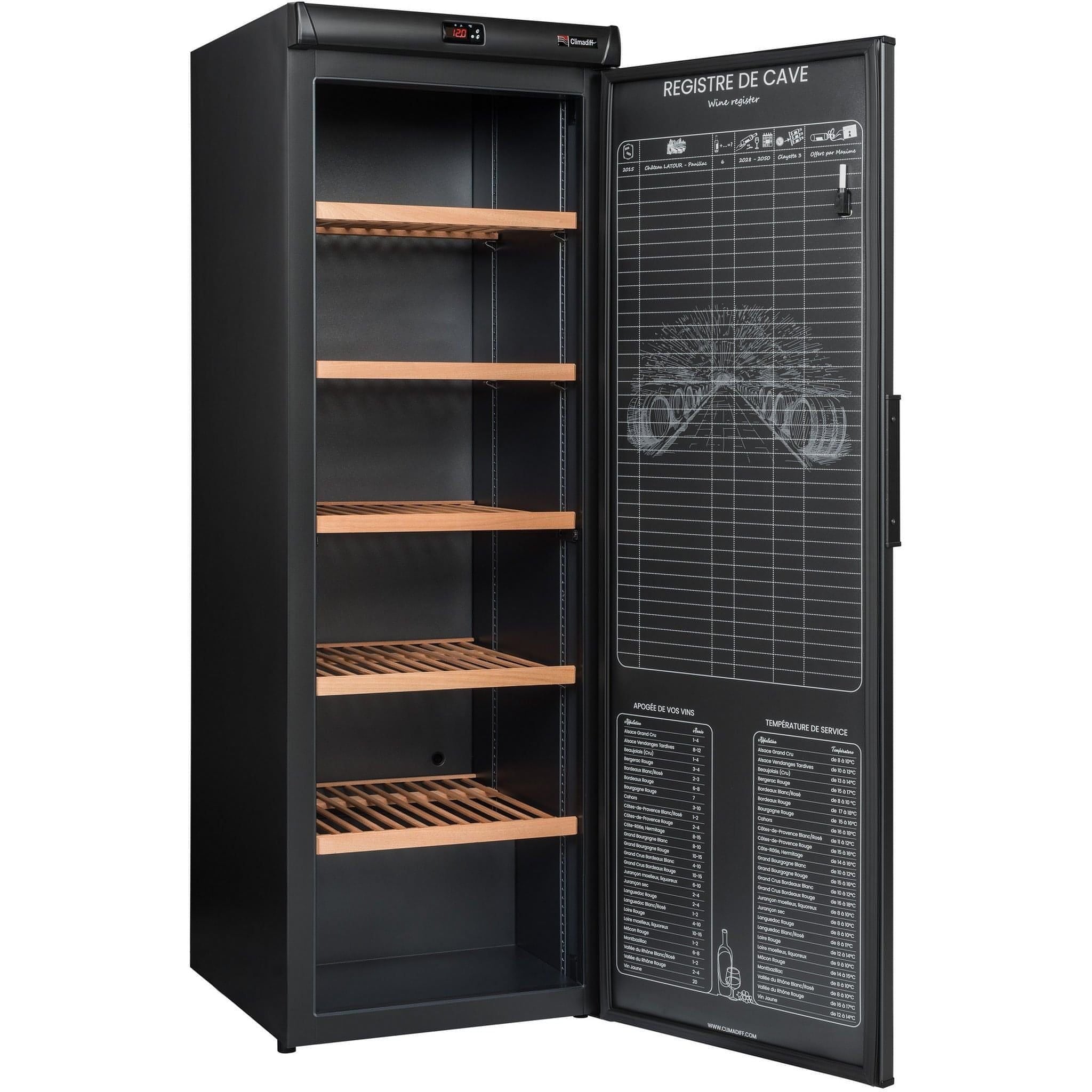 Climadiff - 264 Bottle Ageing Wine Cabinet RESERVE 275