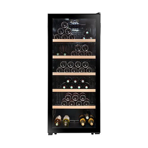La Sommeliere - 121 Bottle - Single Zone Wine Cabinet - LS117BLACK