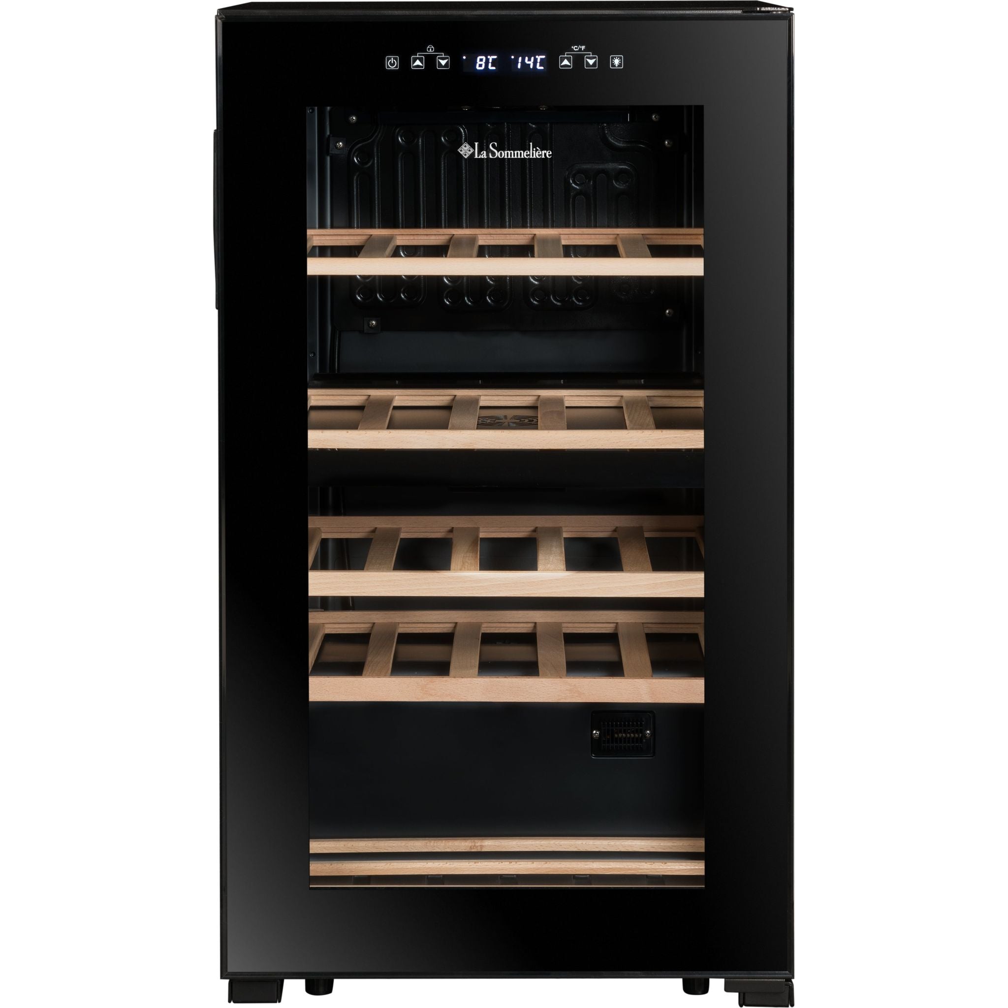 La Sommeliere - Dual Zone - 32 Bottle - Wine Fridge - SLS32DZBLACK