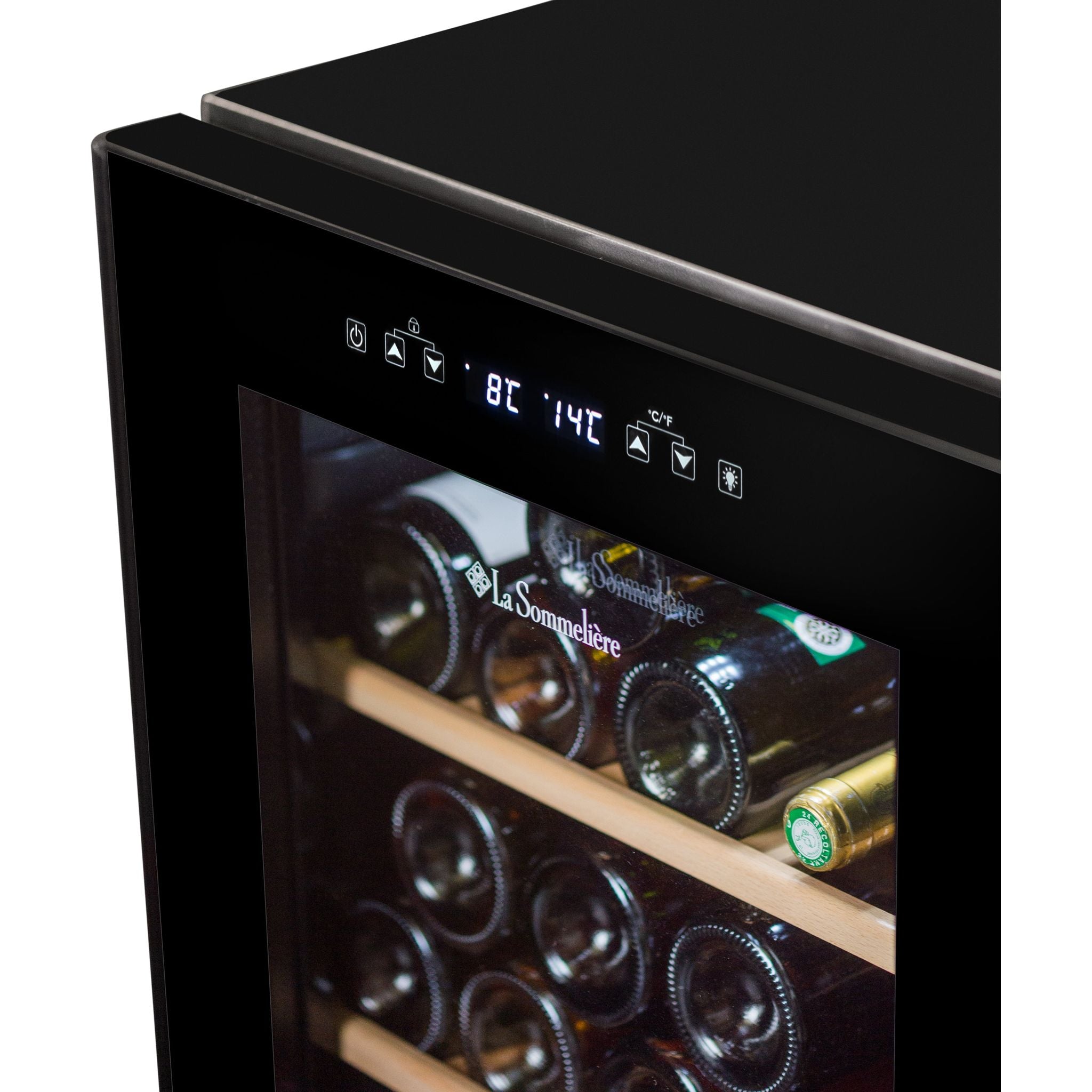 La Sommeliere - Dual Zone - 32 Bottle - Wine Fridge - SLS32DZBLACK