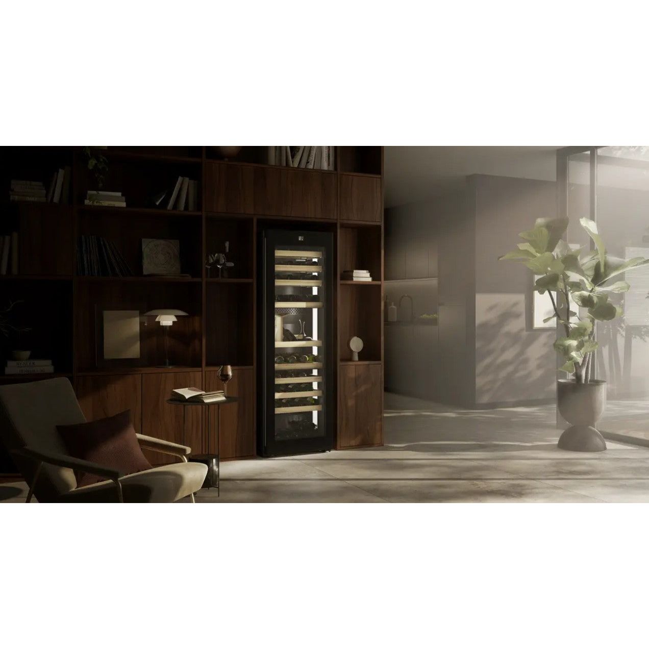 Liebherr - Vinidor Selection 85 Bottle Freestanding Wine Cabinet - WPgbi 5283 - Glass Door