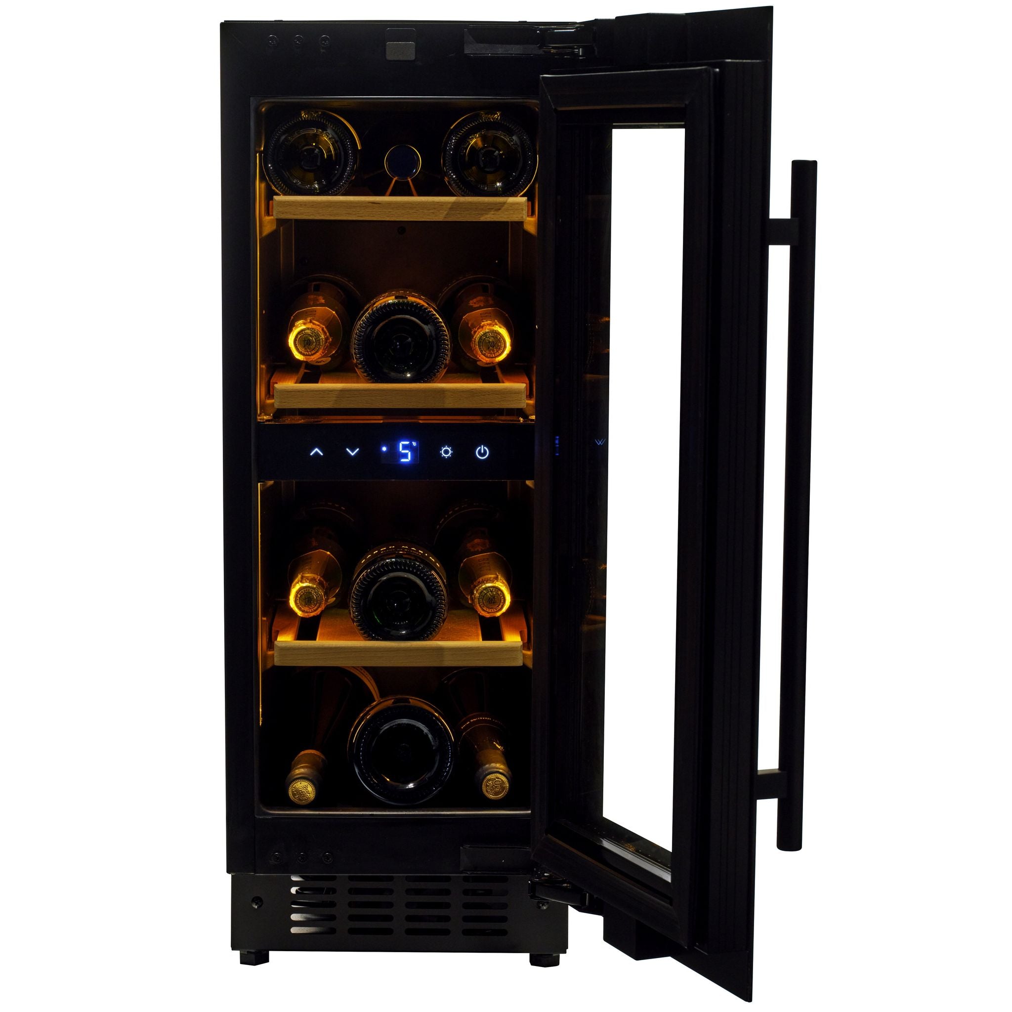 CELLA - 300mm - Undercounter Wine Cooler - Single Zone - W18S-BH