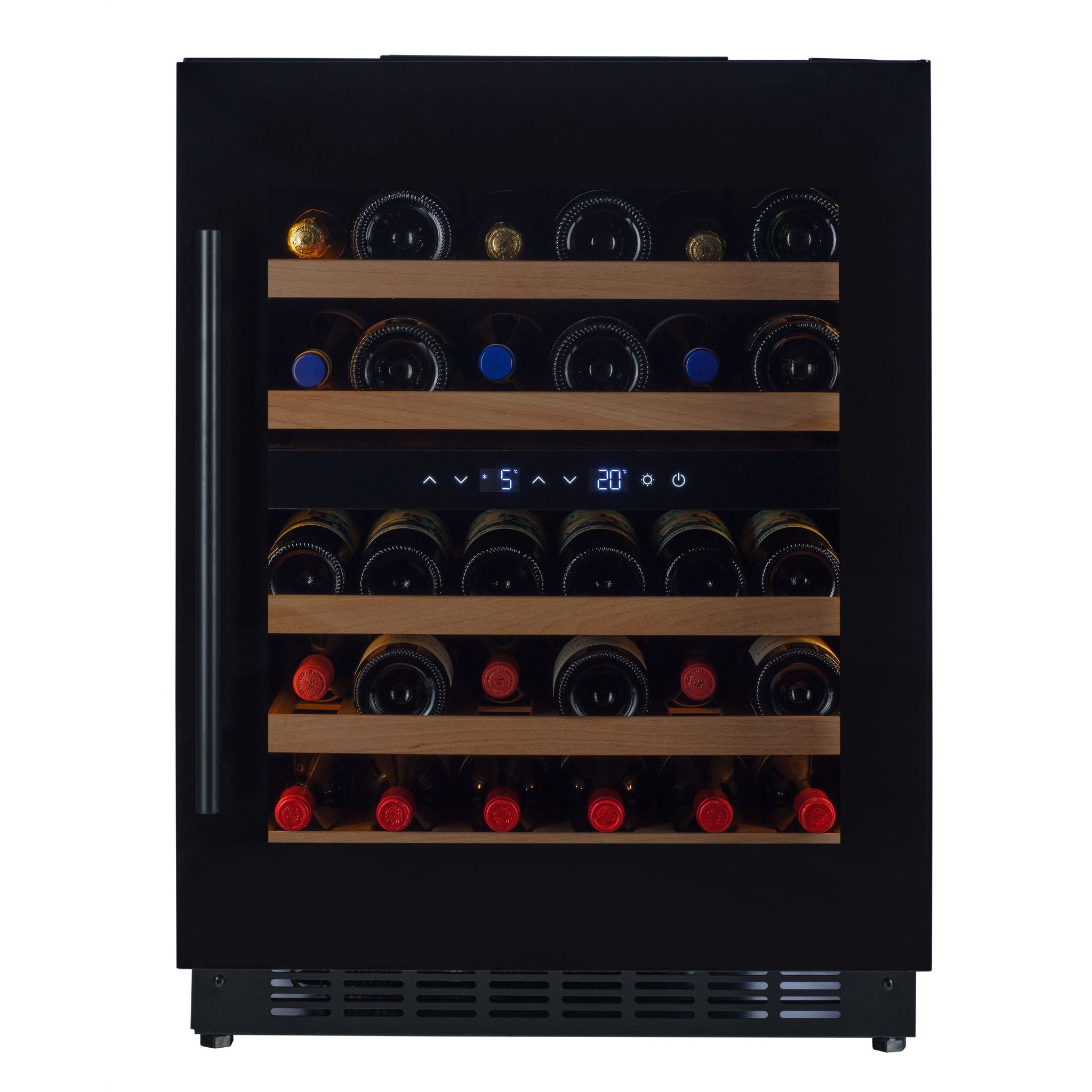 CELLA - 600mm - Undercounter Wine Cooler - Dual Zone - W34-BH