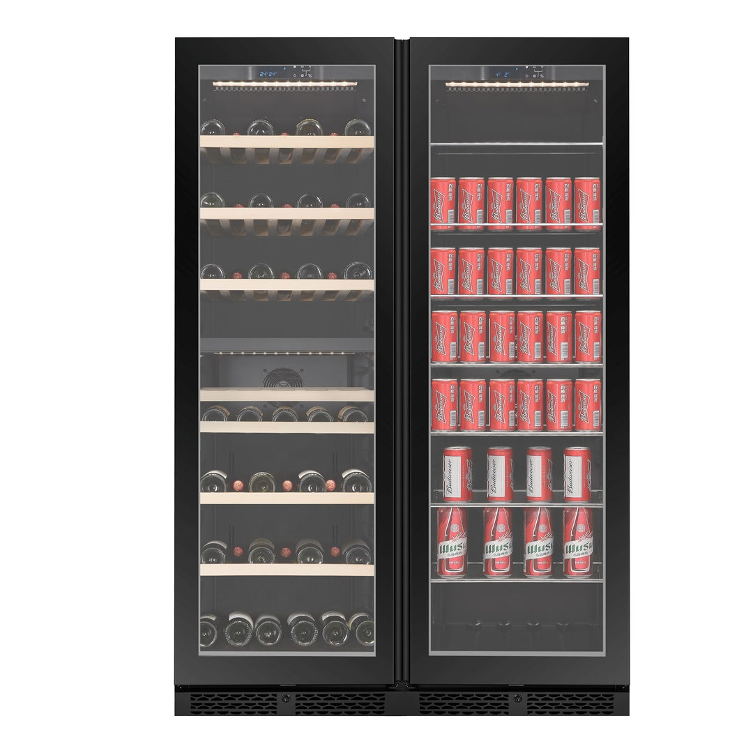 CELLA Matching Wine Fridge Beer Fridge WBV122D-BLACK