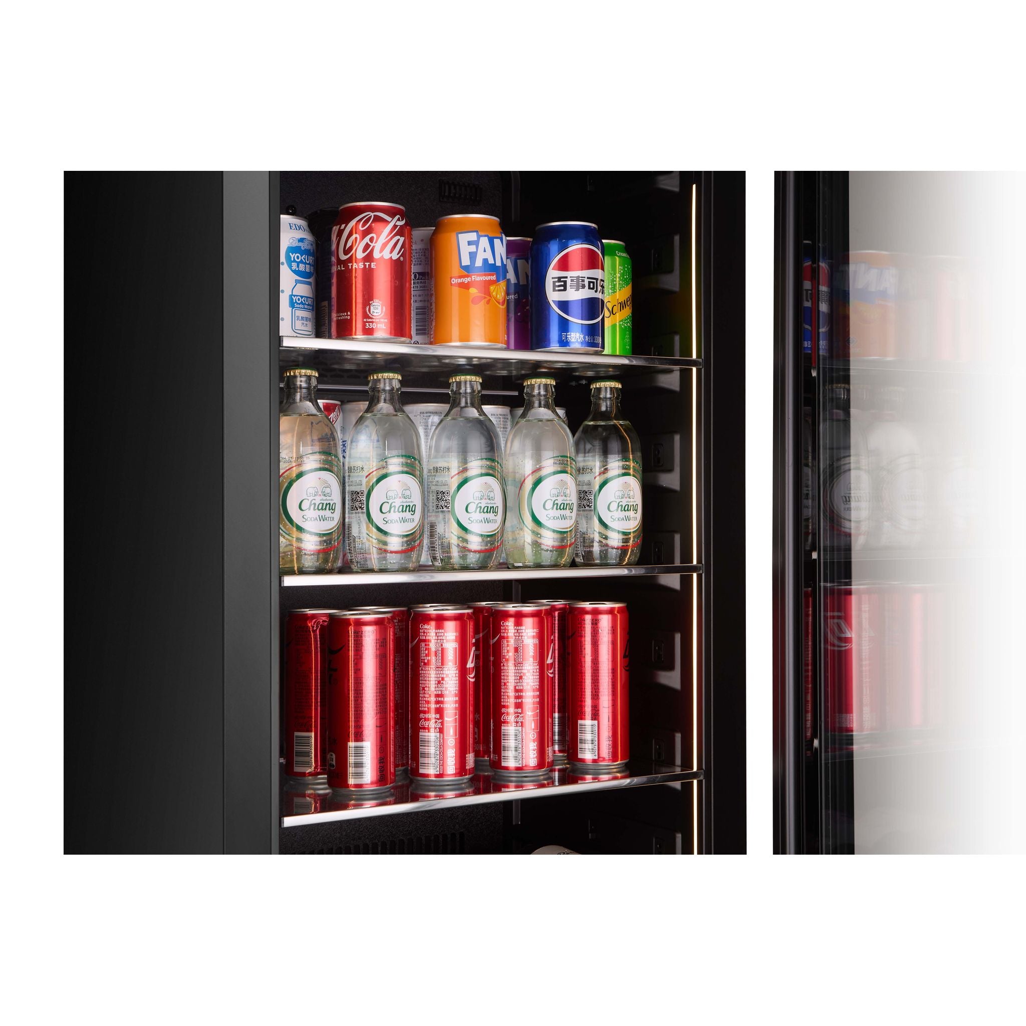 CELLA Beverage Centre - 36 Bottles / 76 Cans - WBV75D-BLACK