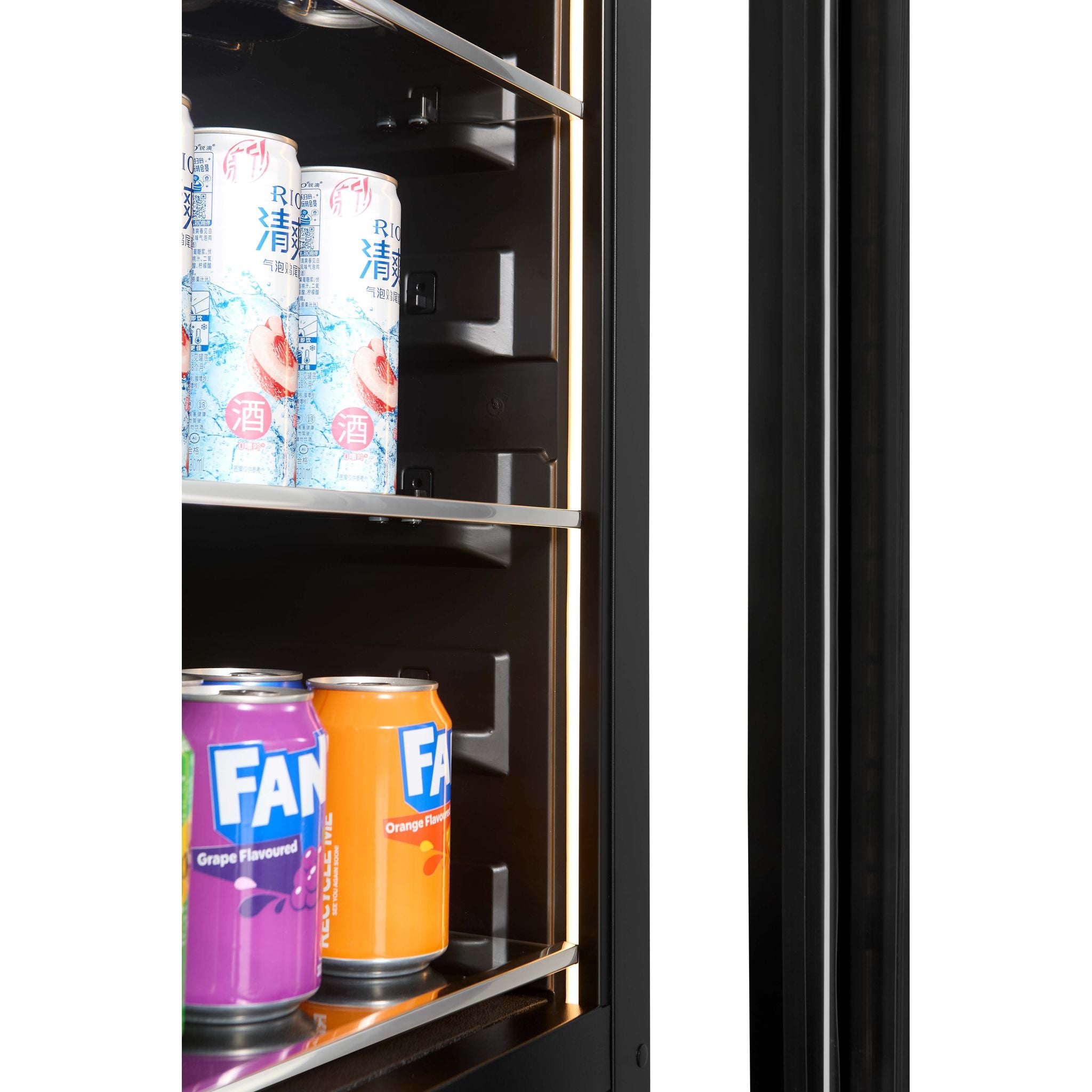 CELLA 600mm Beverage Centre - 60 Bottle / 126 Cans - 57cm Depth - WBV93D-BLACK