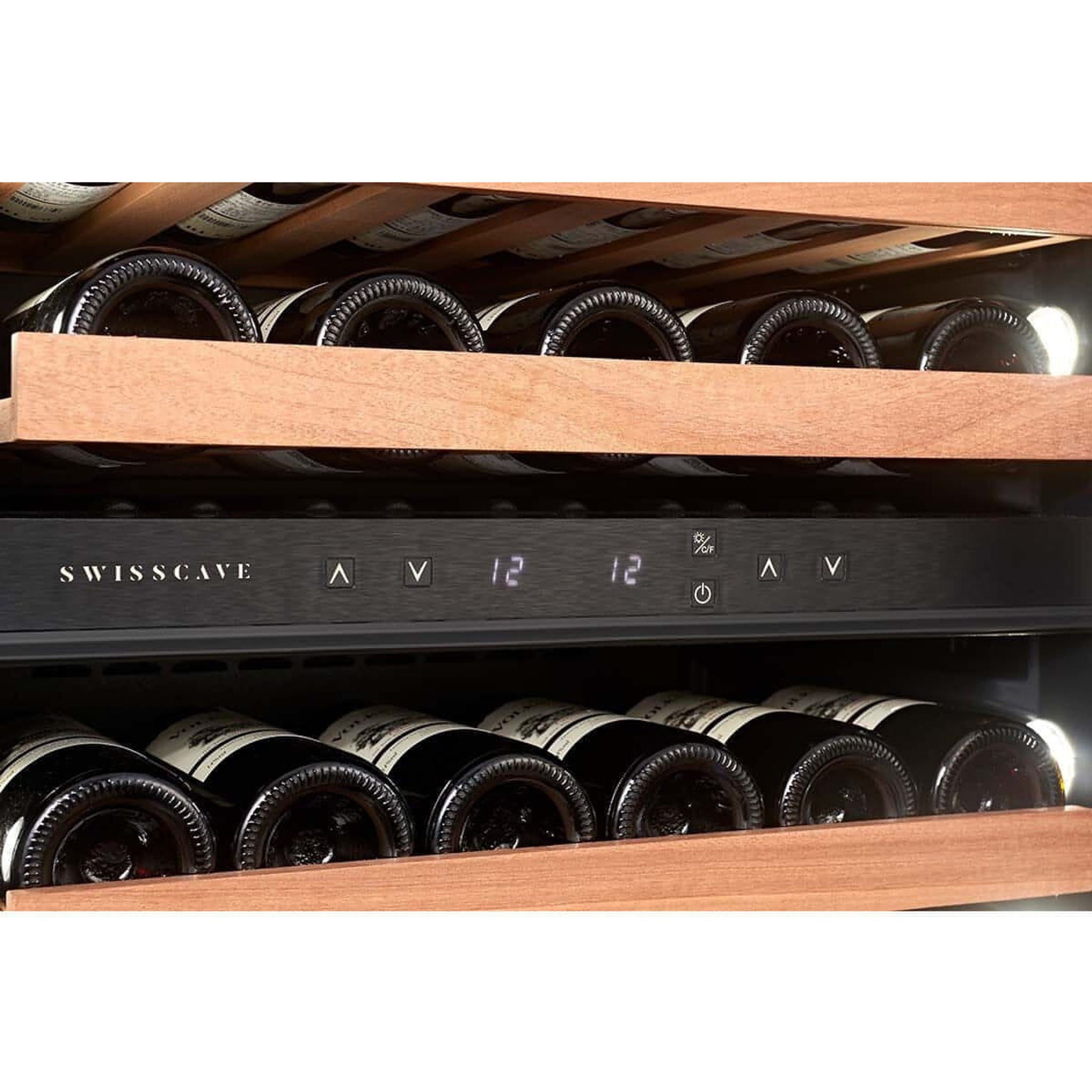 SWISSCAVE - Premium Edition Integrated Dual Zone Wine Cooler WLI-460DF